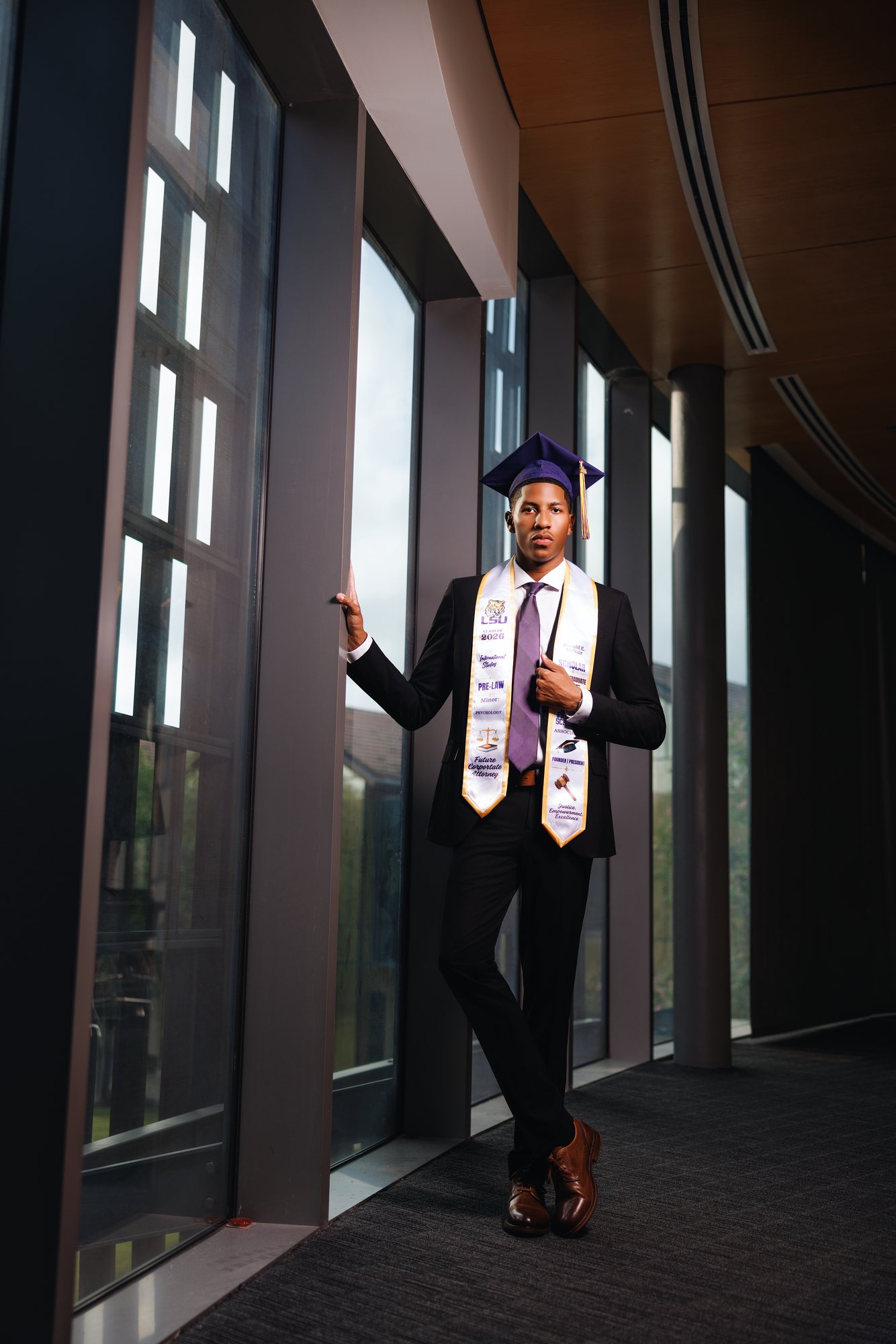 Tymir H. graduation session by Christian Paul Studios