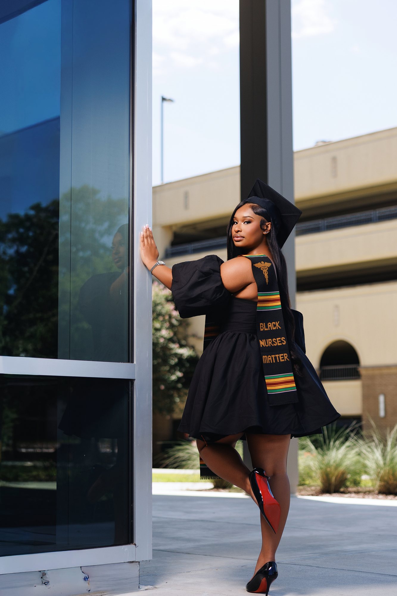 Ti'Ona Y. graduation session by Christian Paul Studios