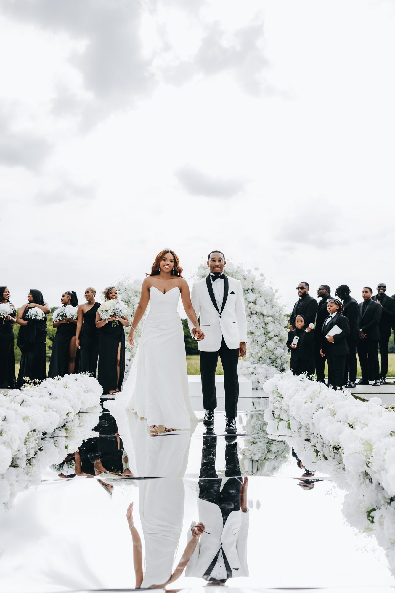 Amani + DJ Wedding photograph