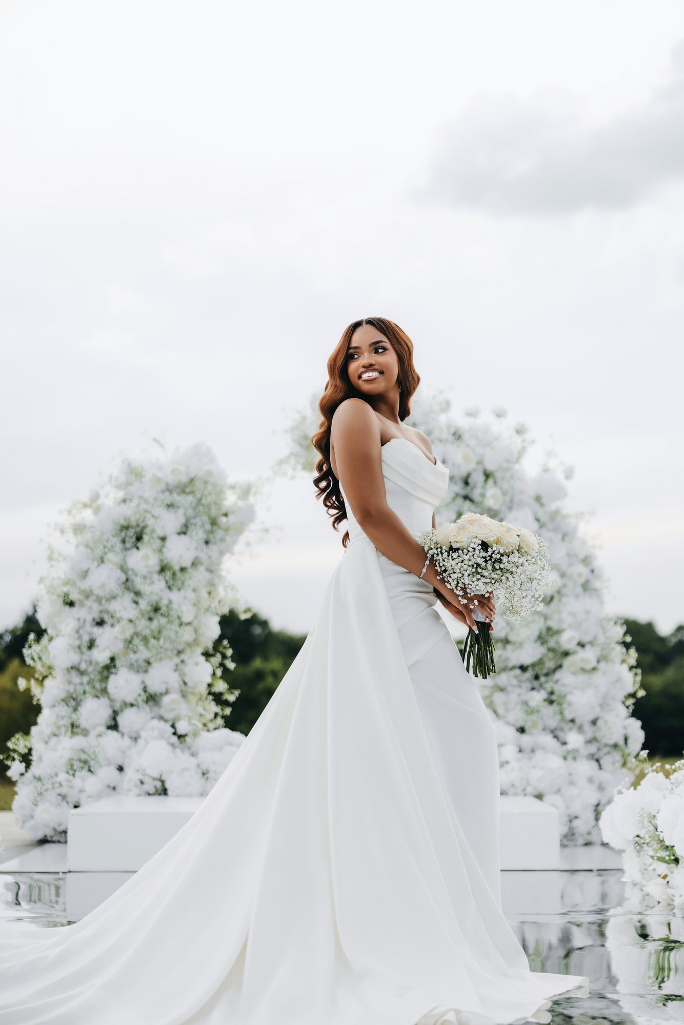 Amani + DJ Wedding photograph