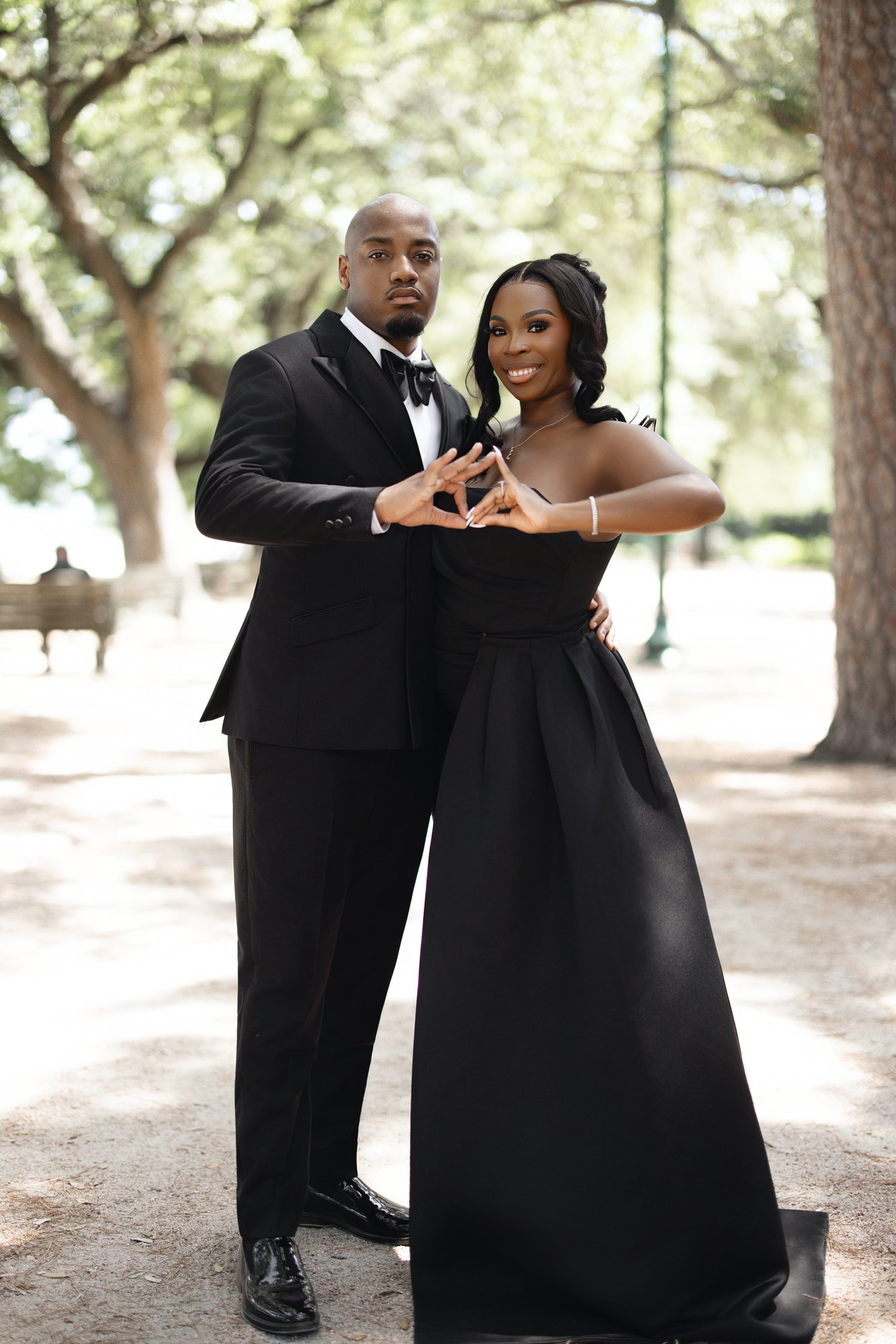 Darrian + Isiah engagement photograph