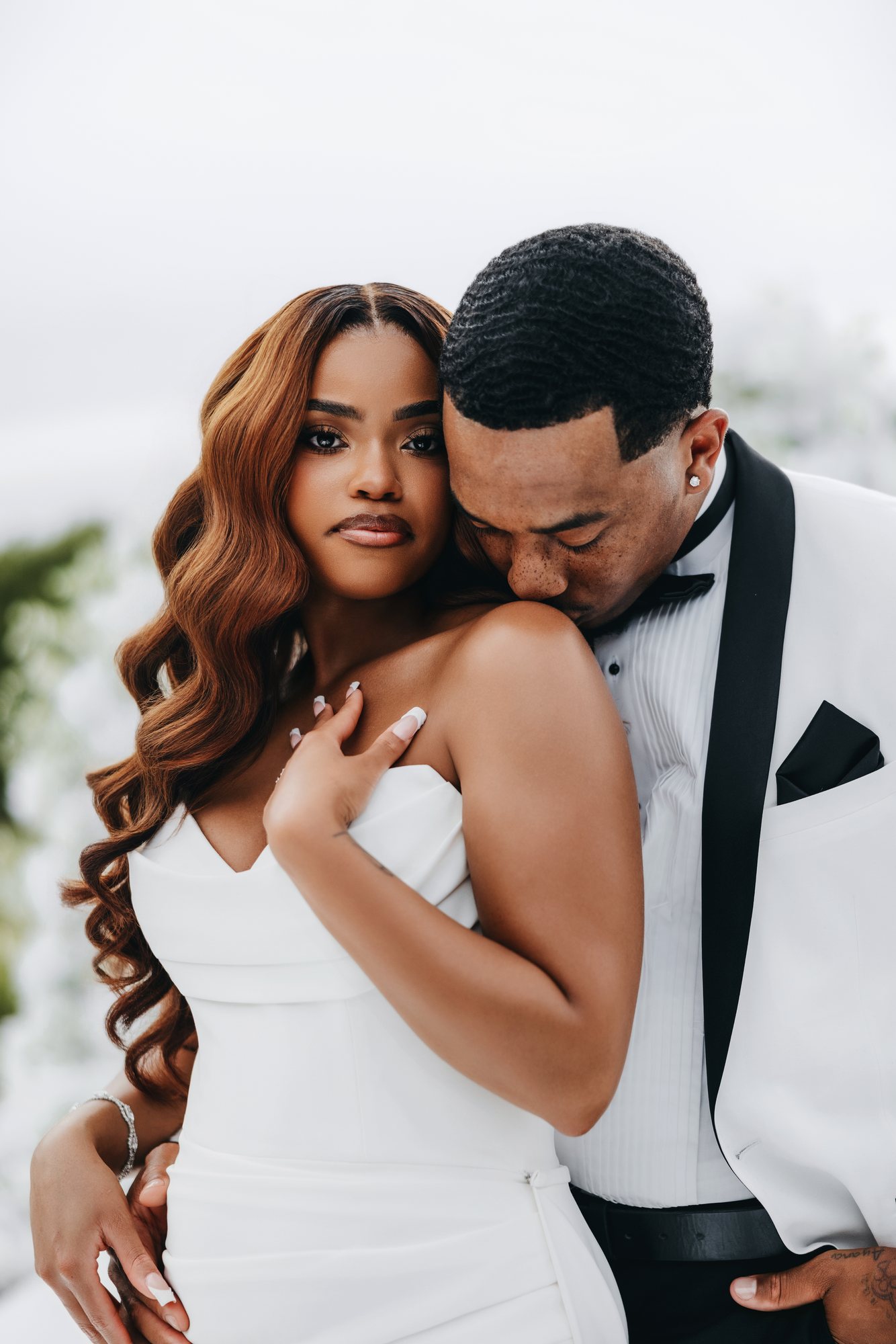 Amani + DJ Wedding photograph