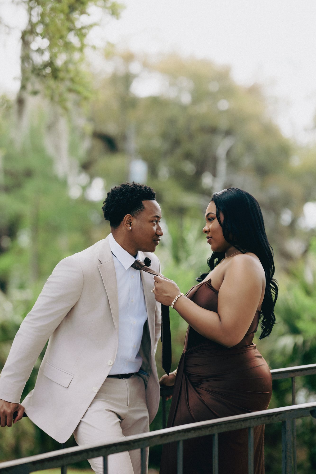 Kaleya + Justin engagement photograph