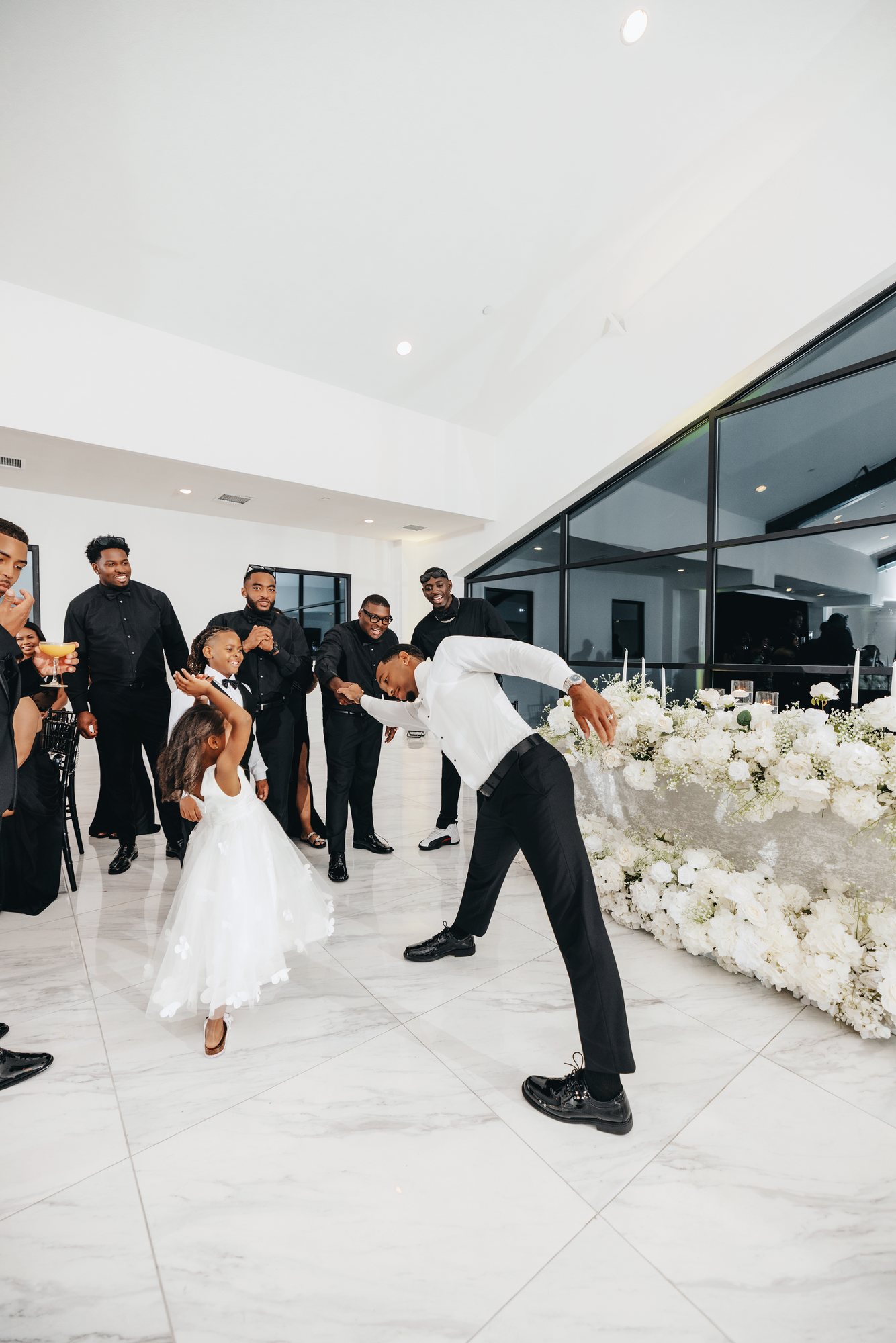 Amani + DJ Wedding photograph
