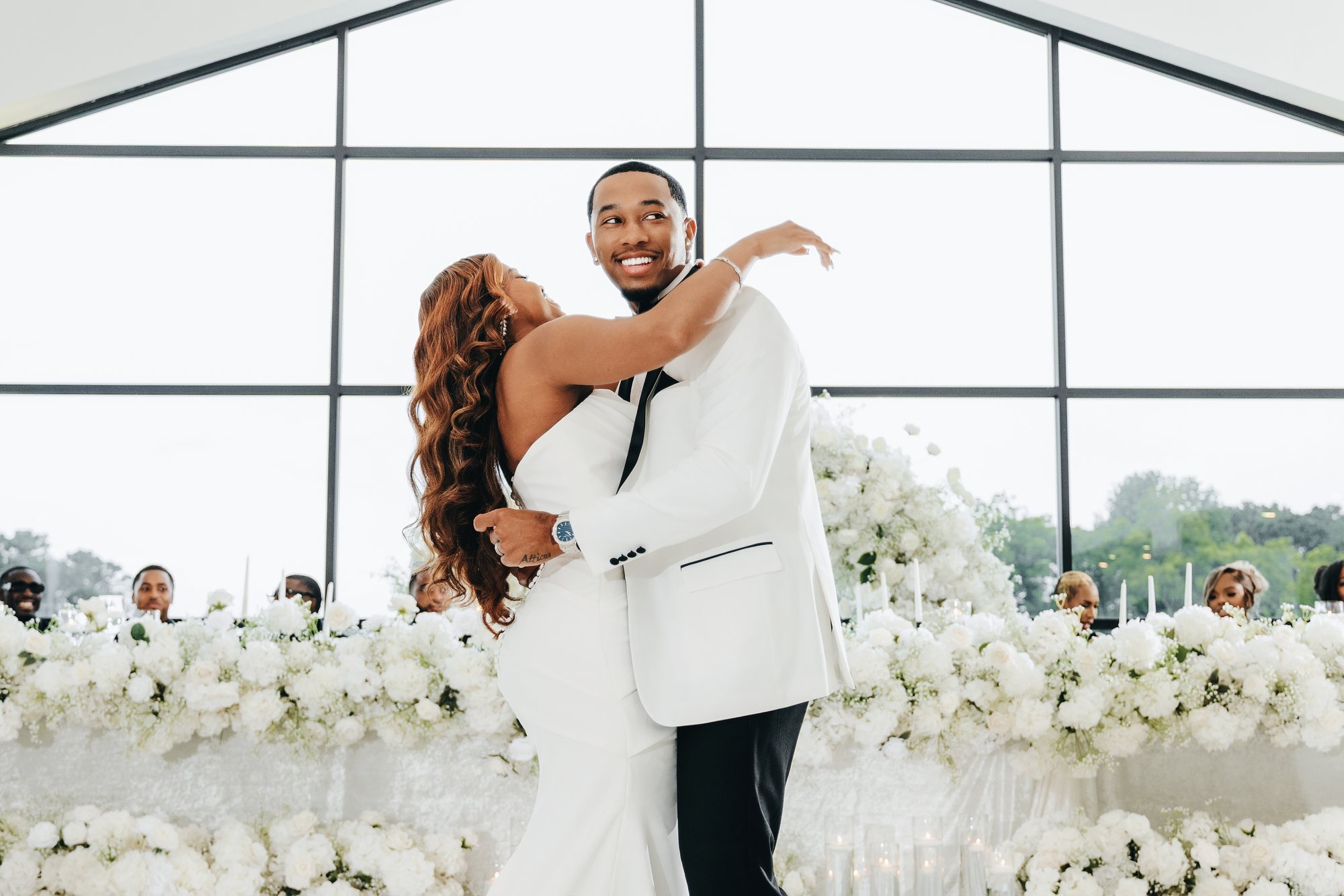 Amani + DJ Wedding photograph
