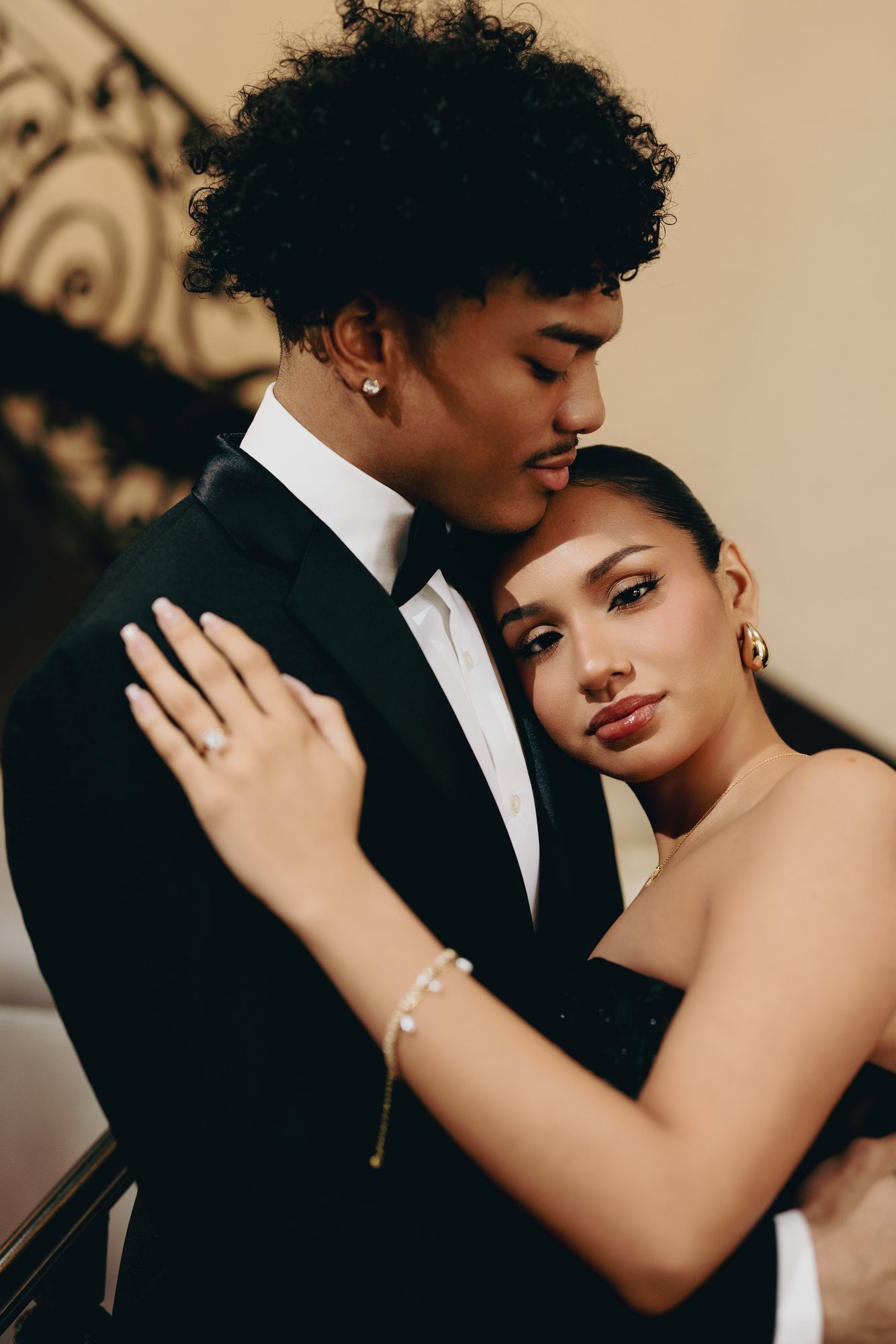 Ana + Malachi engagement photograph