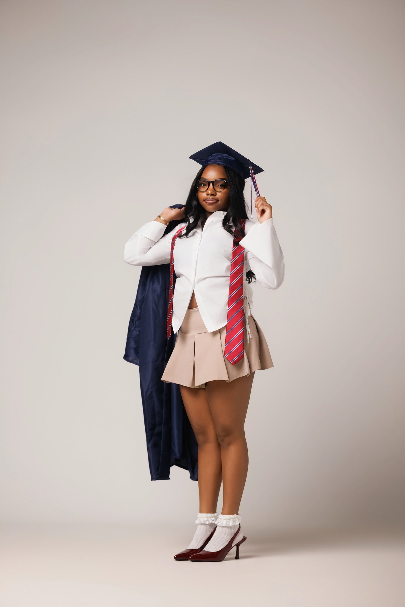 Eniyah W. graduation session by Christian Paul Studios