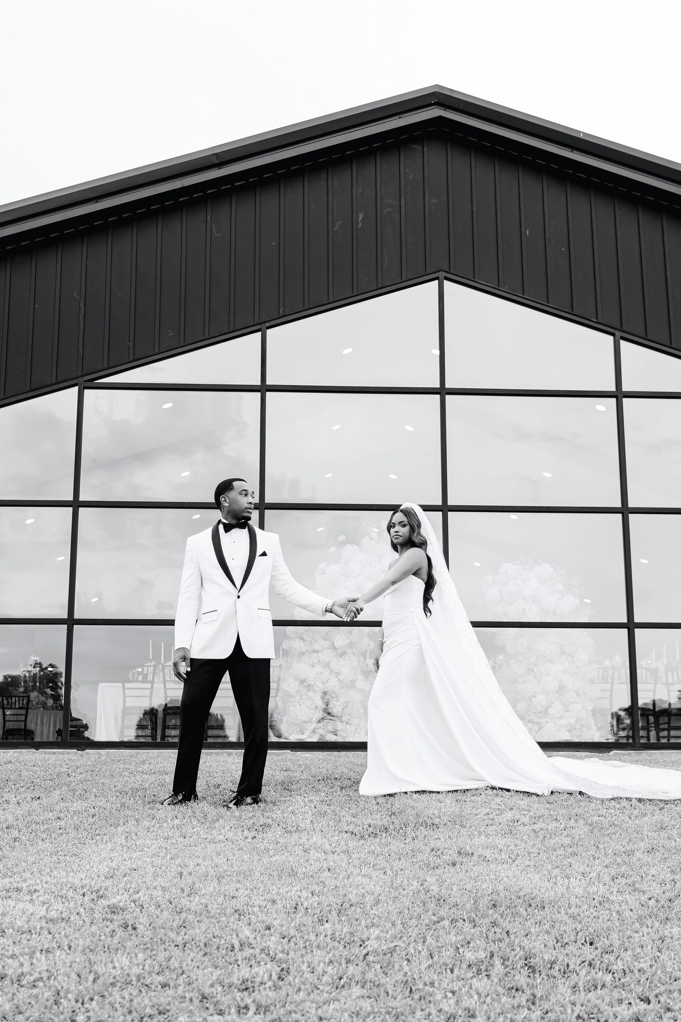 Amani + DJ Wedding photograph