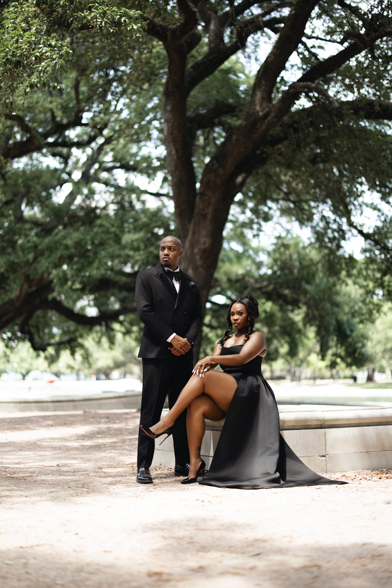 Darrian + Isiah engagement photograph