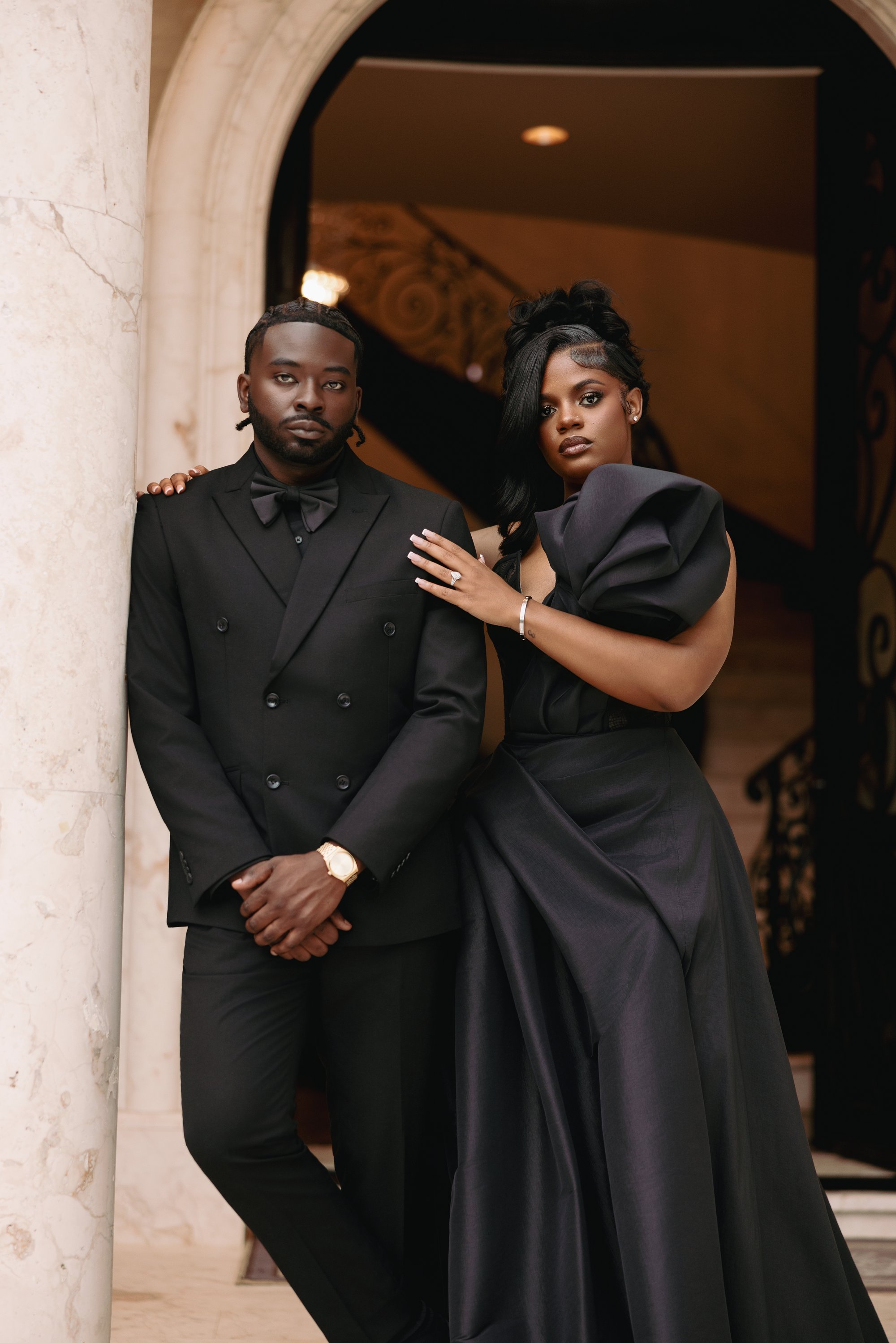 Tristyn and Jaylen engagement photograph