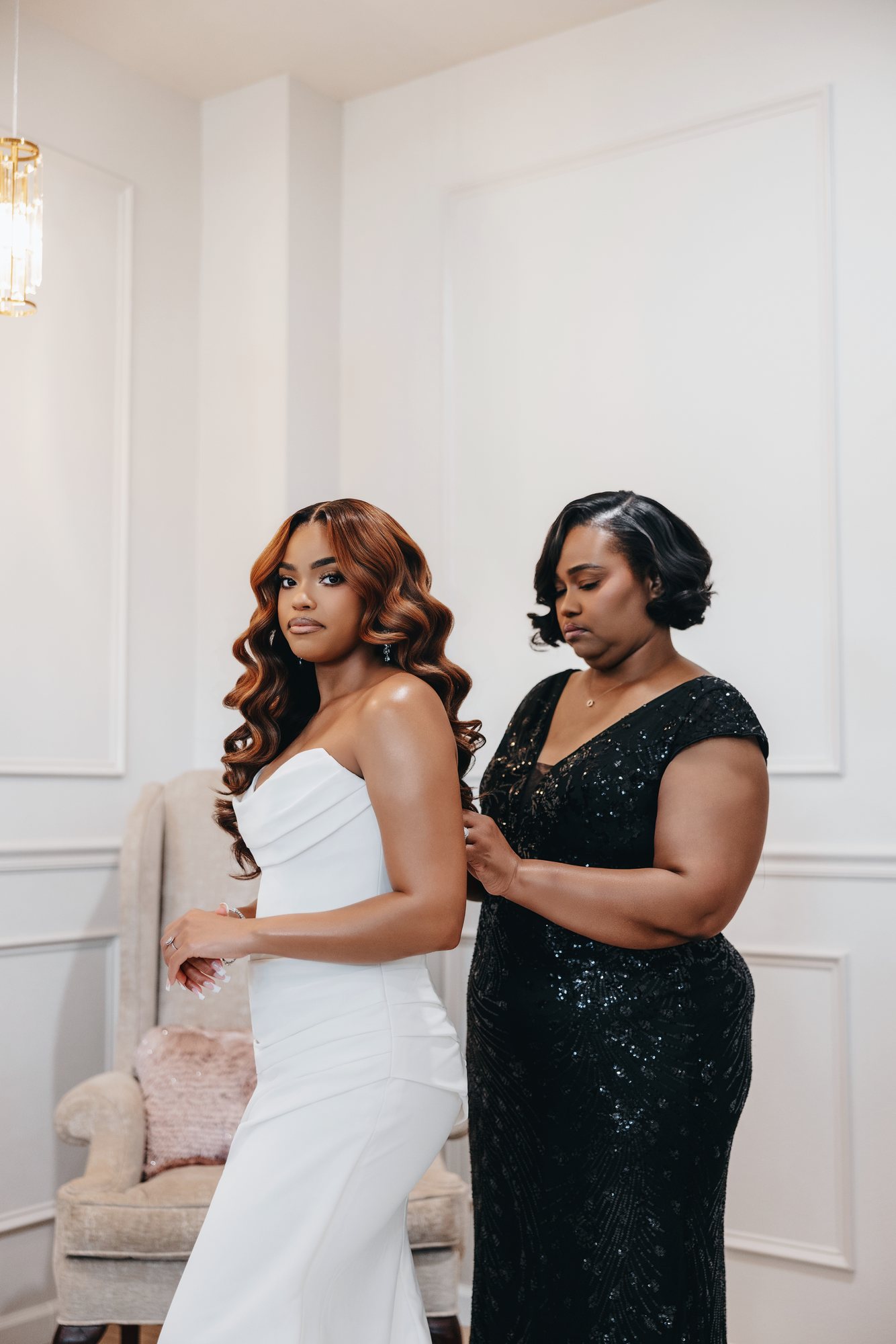 Amani + DJ Wedding photograph
