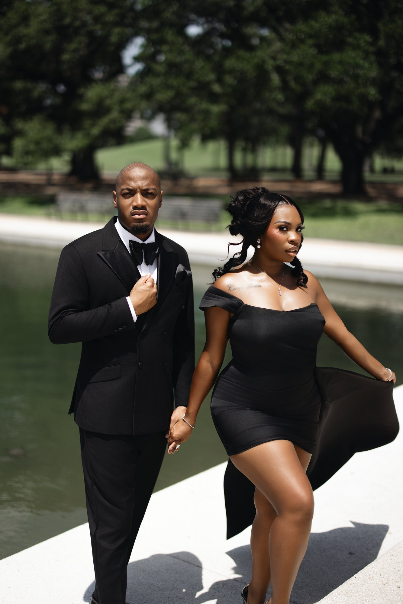 Darrian + Isiah engagement photograph