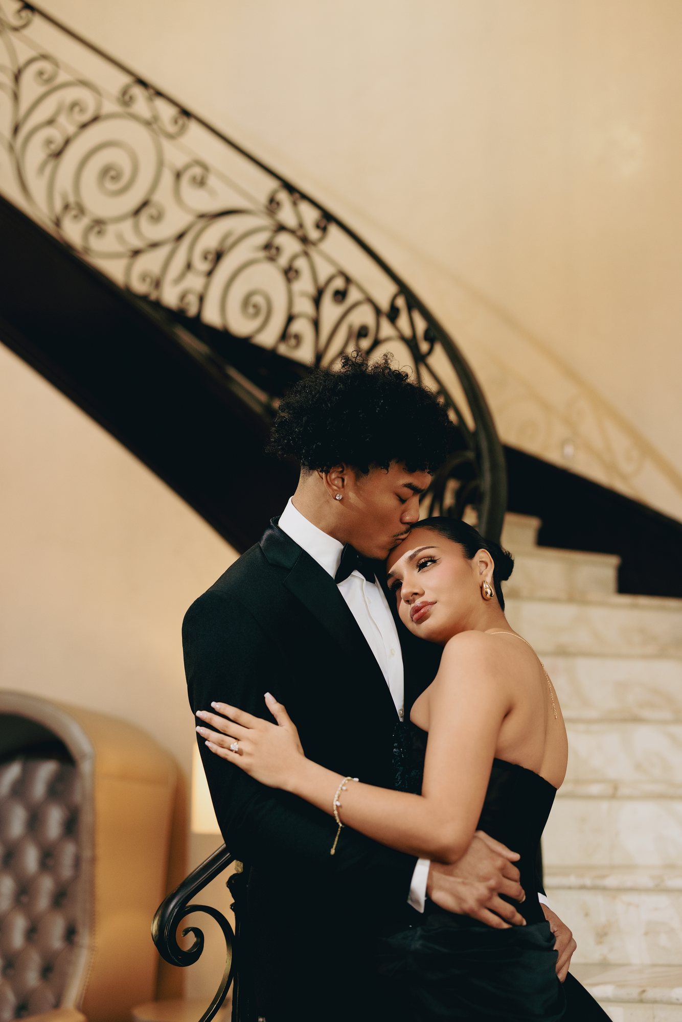 Ana + Malachi engagement photograph