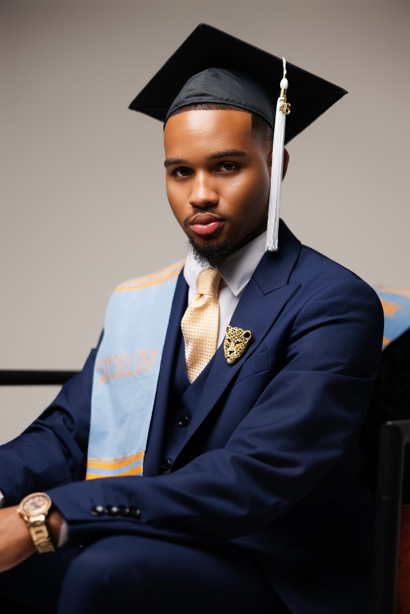Vernell J. graduation session by Christian Paul Studios