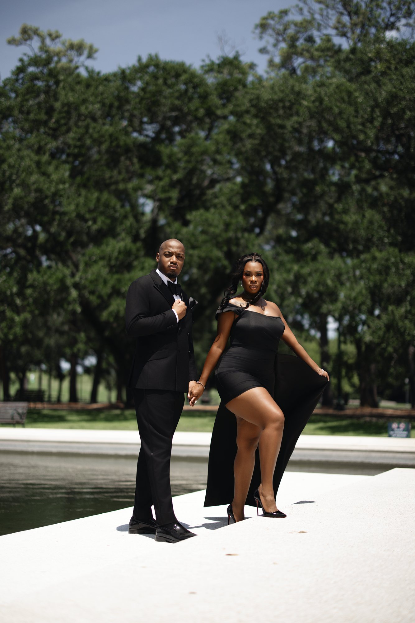 Darrian + Isiah engagement photograph