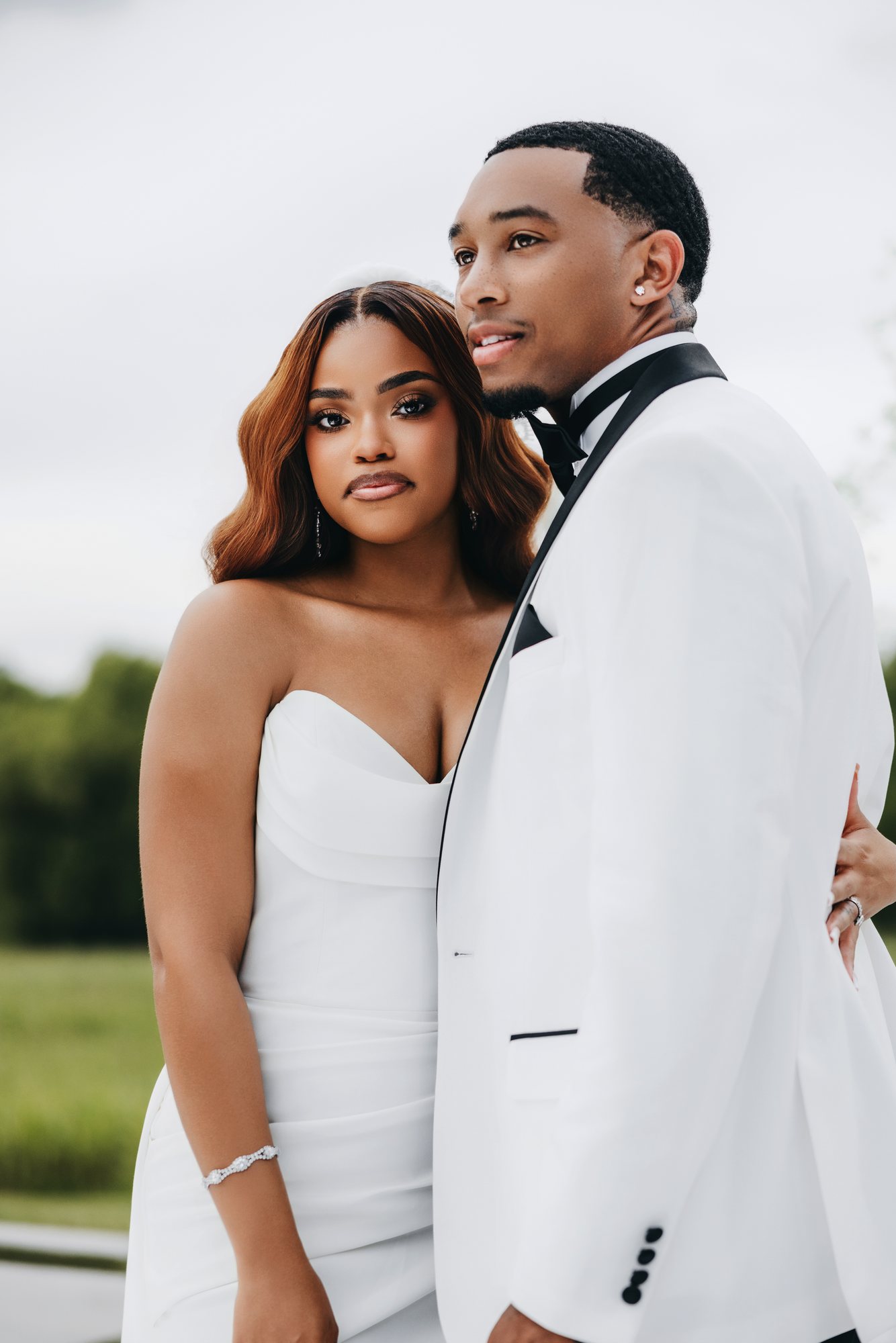 Amani + DJ Wedding photograph