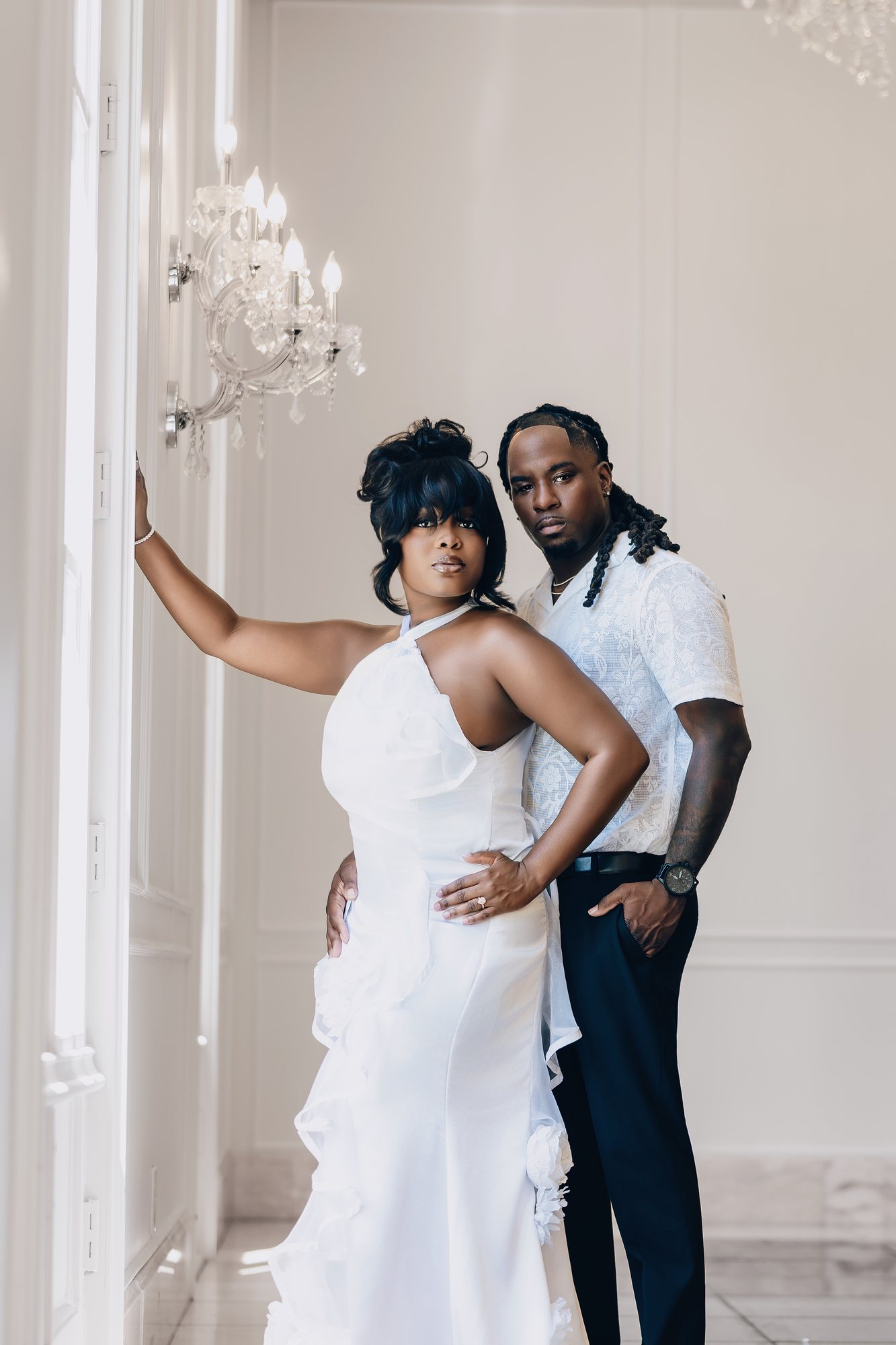 Sydnee + Willis engagement photograph