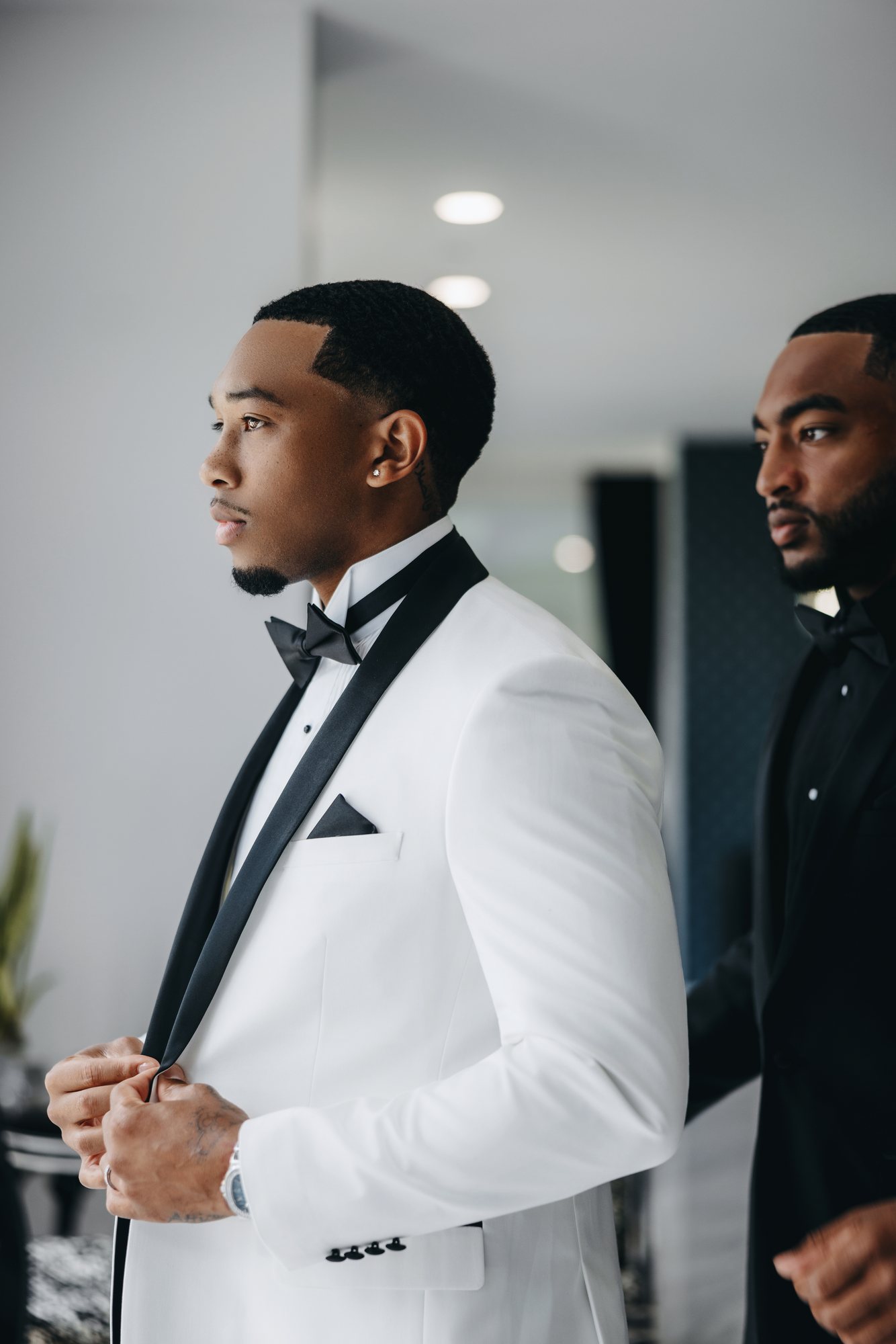Amani + DJ Wedding photograph