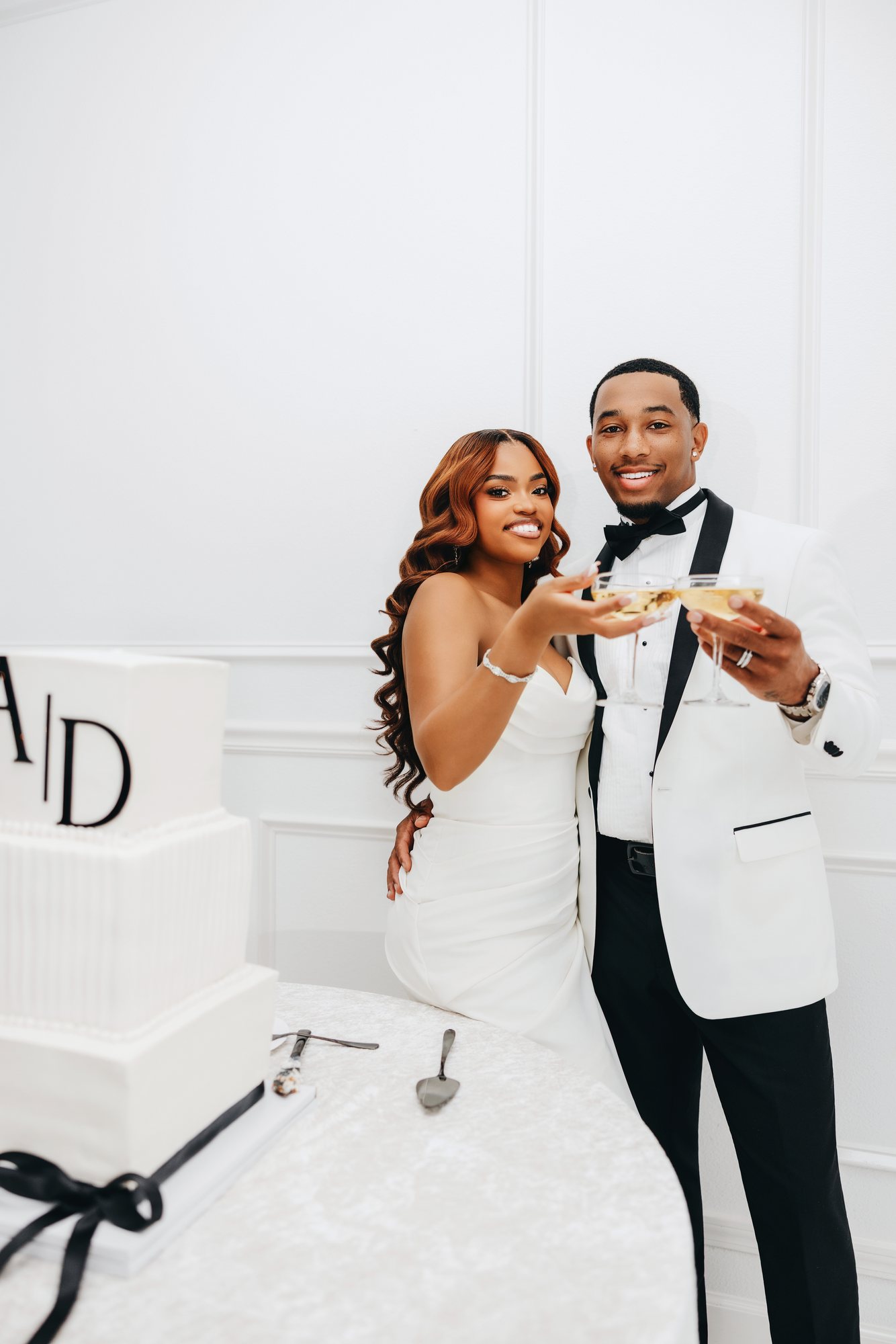 Amani + DJ Wedding photograph