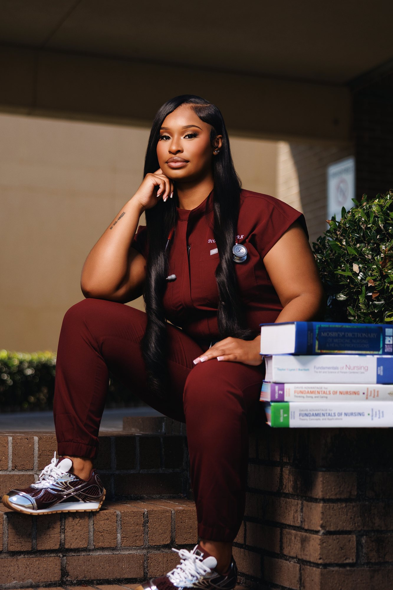 Ti'Ona Y. graduation session by Christian Paul Studios