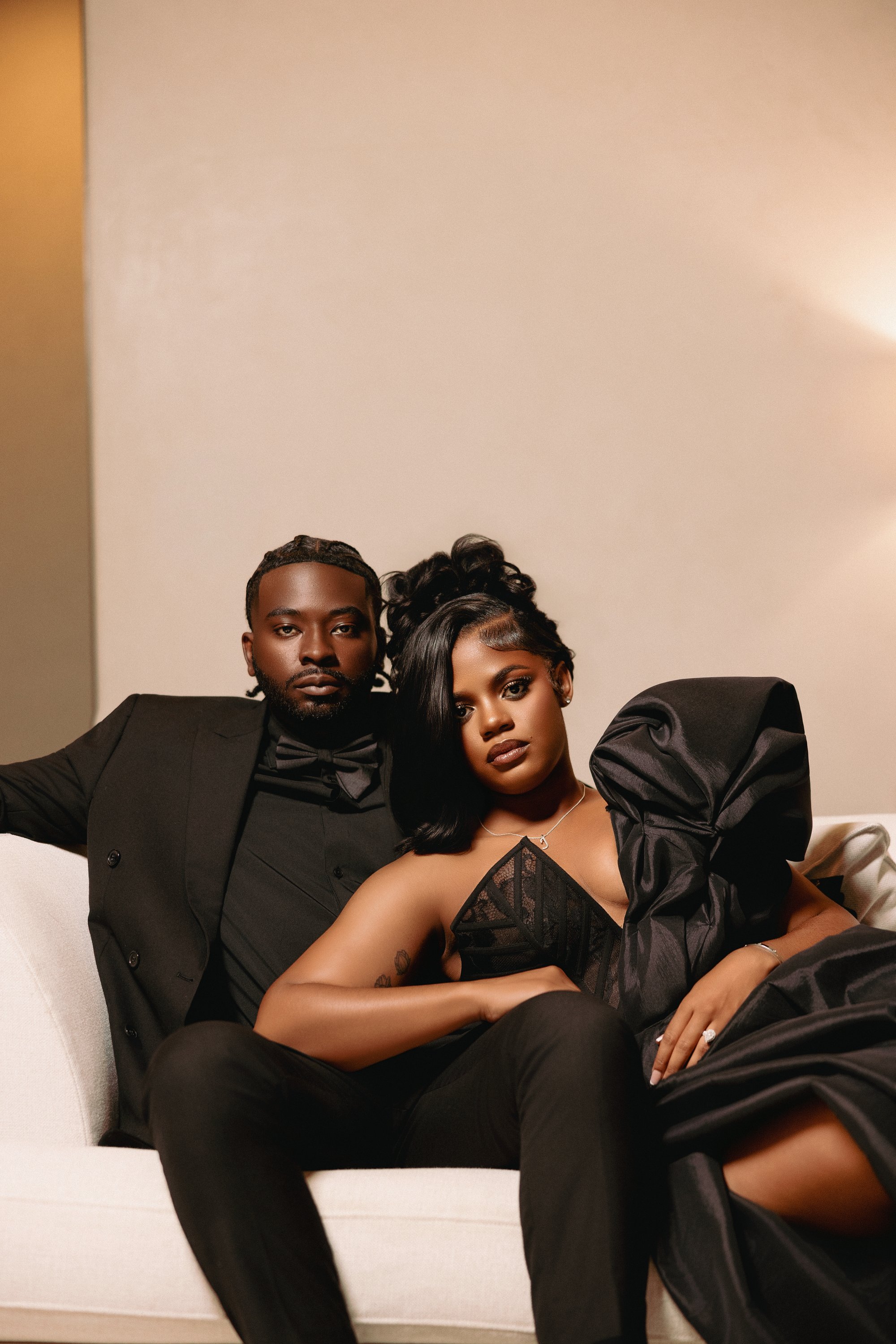Tristyn and Jaylen engagement photograph