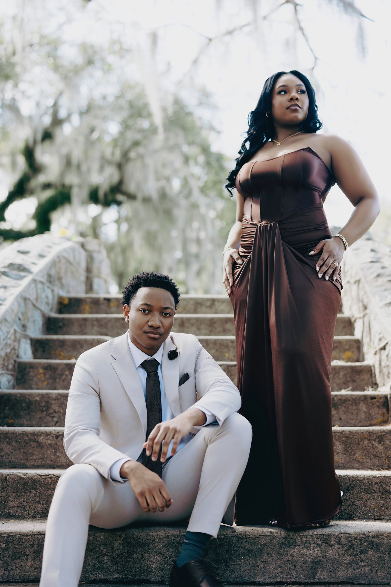 Kaleya + Justin engagement photograph