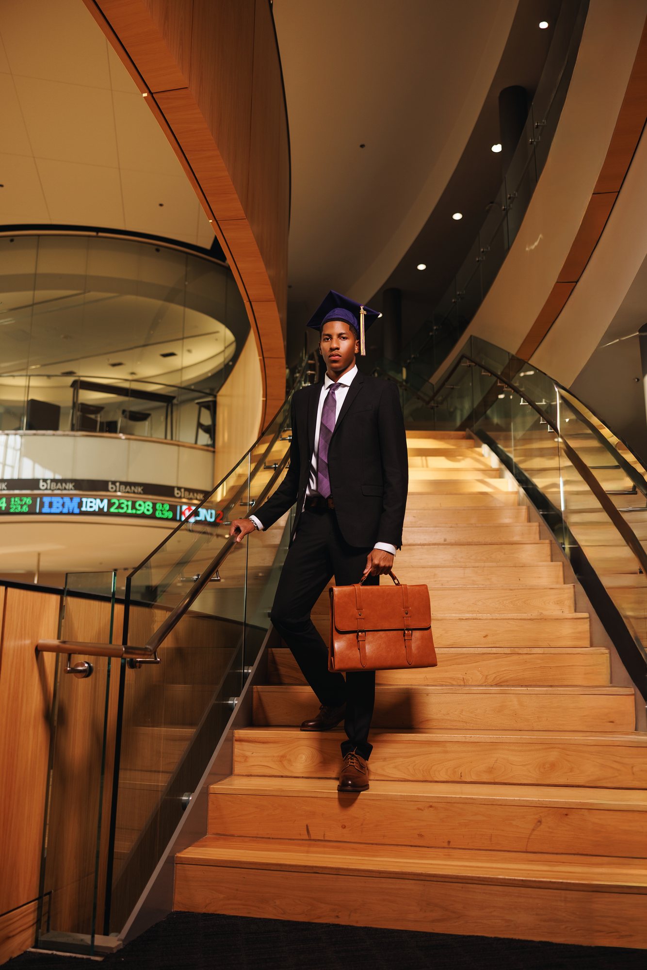 Tymir H. graduation session by Christian Paul Studios
