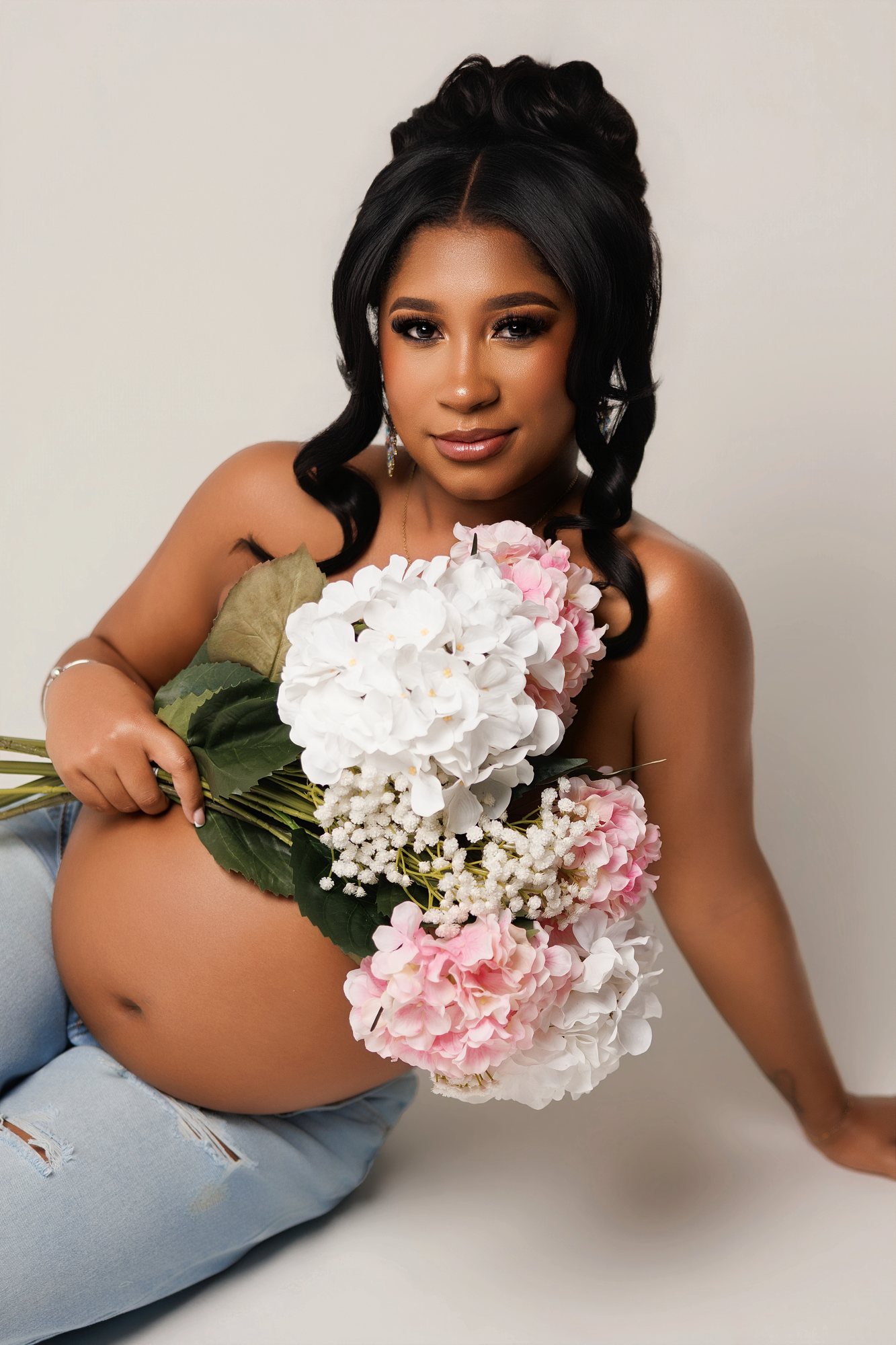 Kayla maternity portrait by Christian Paul Studios