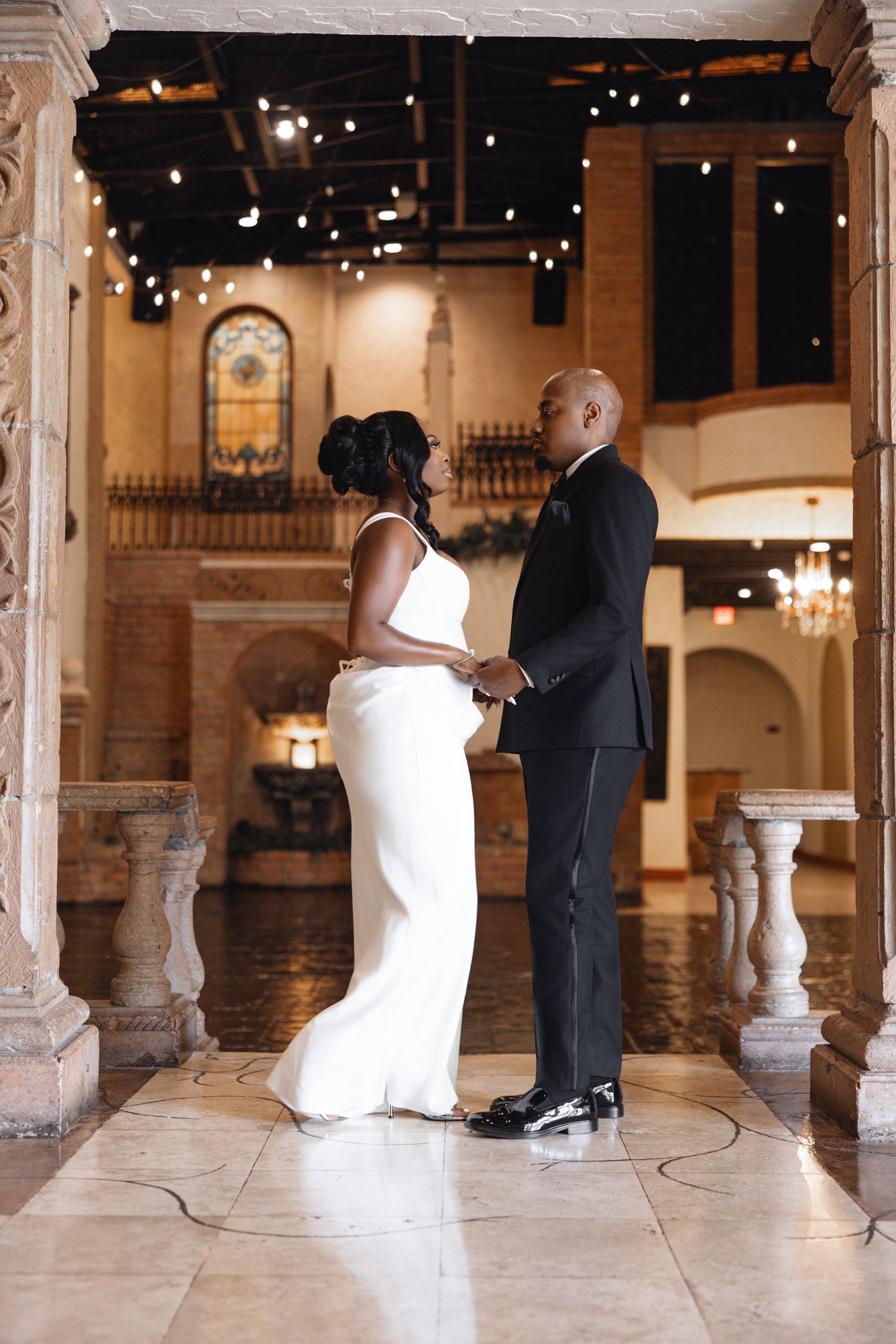 Darrian + Isiah engagement portrait