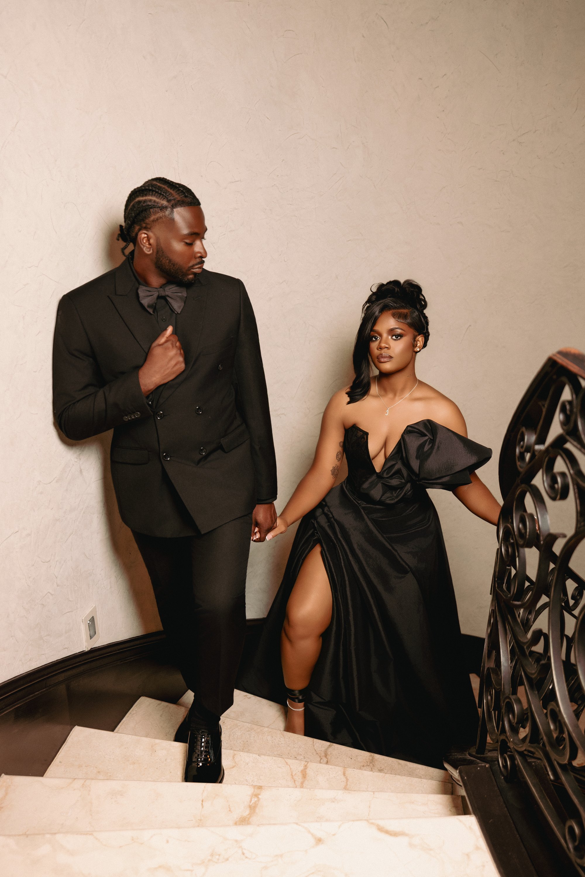 Tristyn and Jaylen engagement photograph