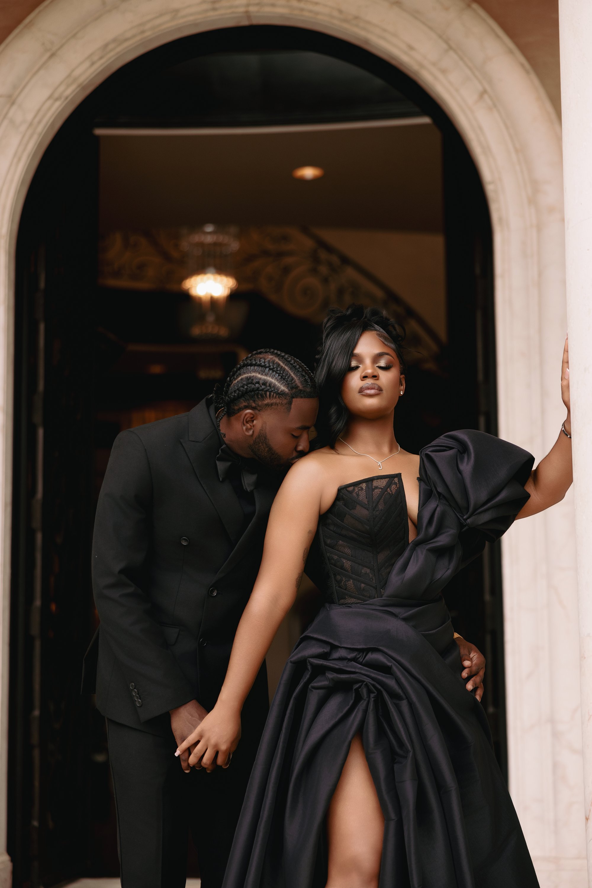Tristyn and Jaylen engagement photograph