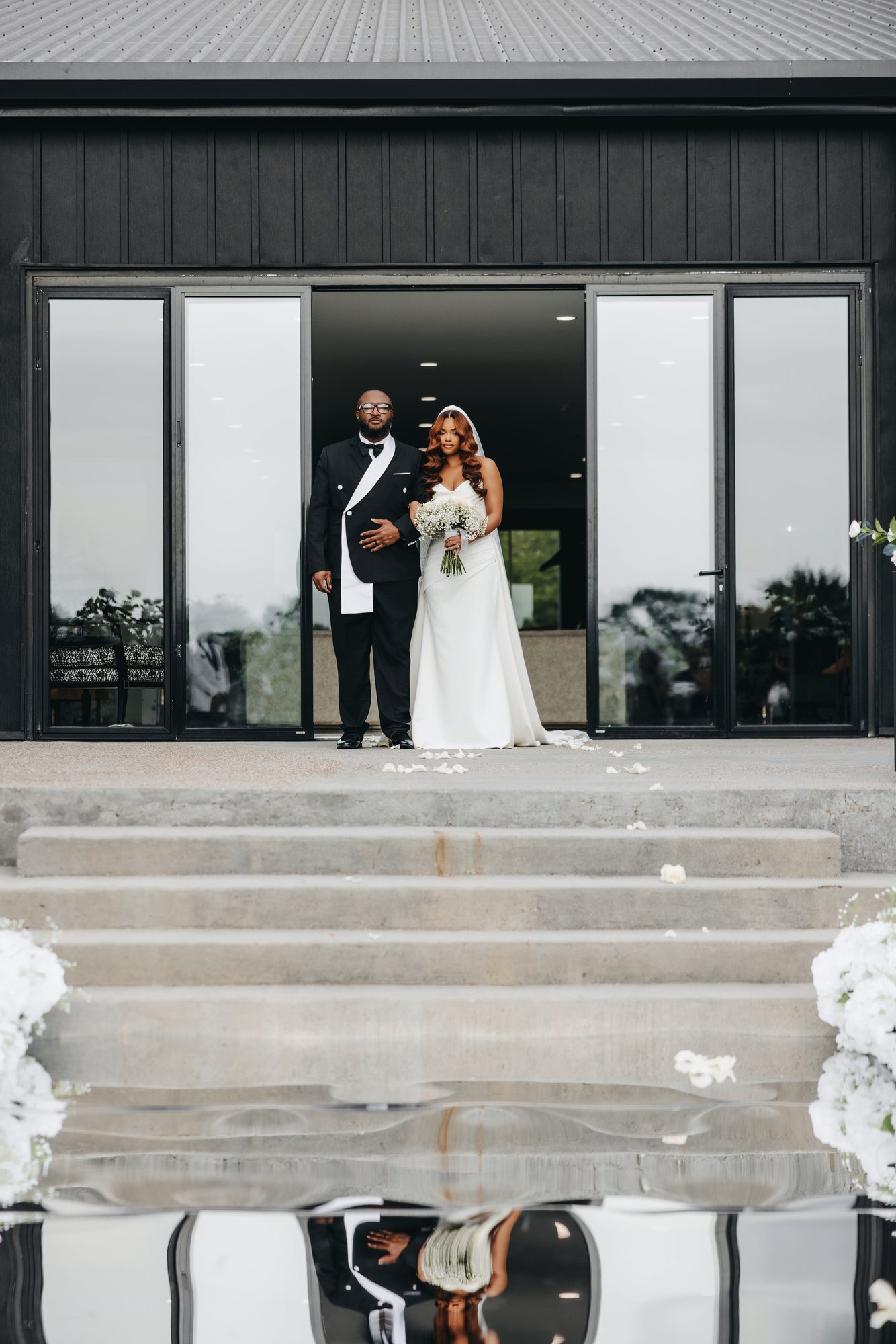 Amani + DJ Wedding photograph