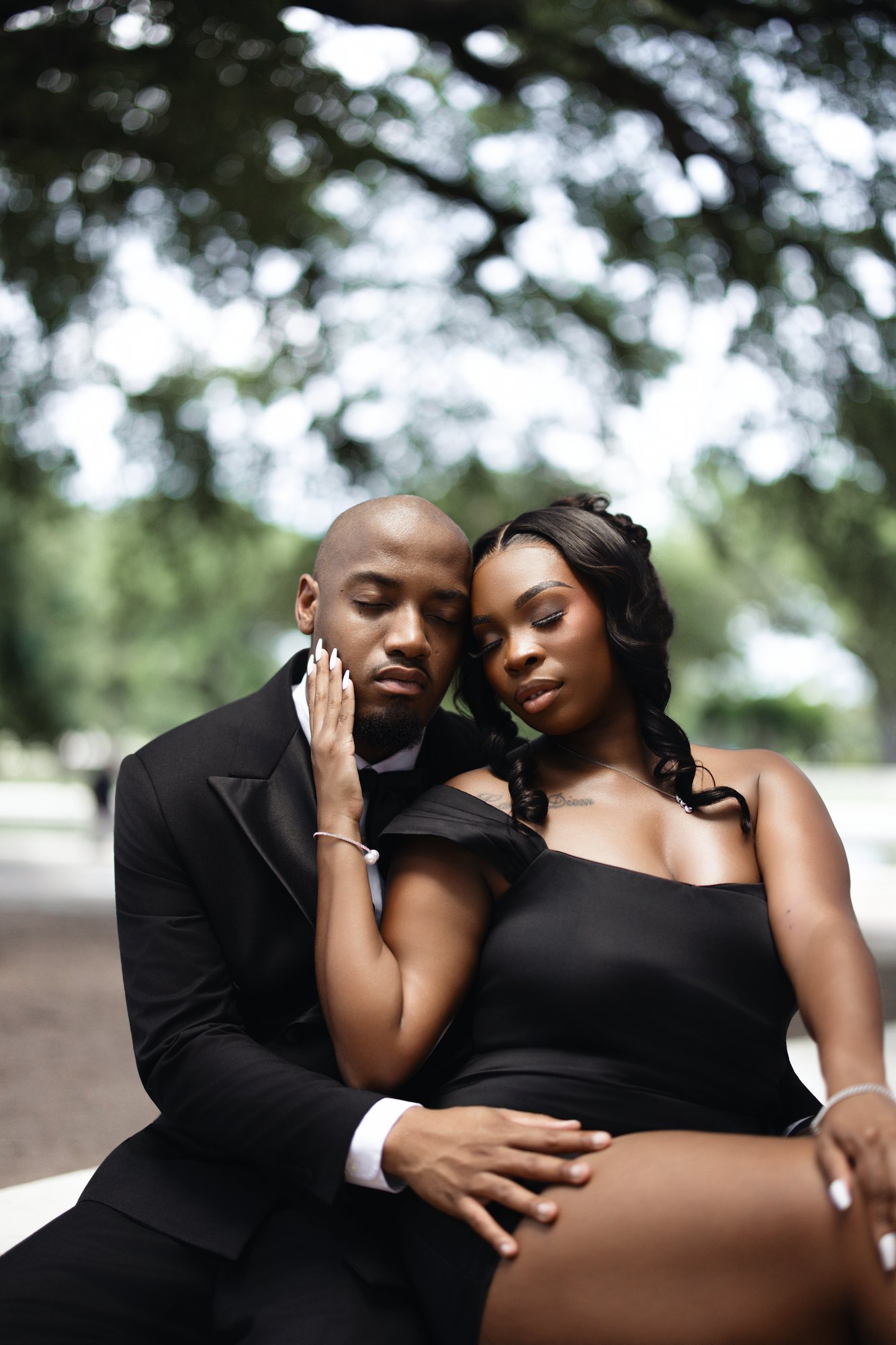 Darrian + Isiah engagement photograph