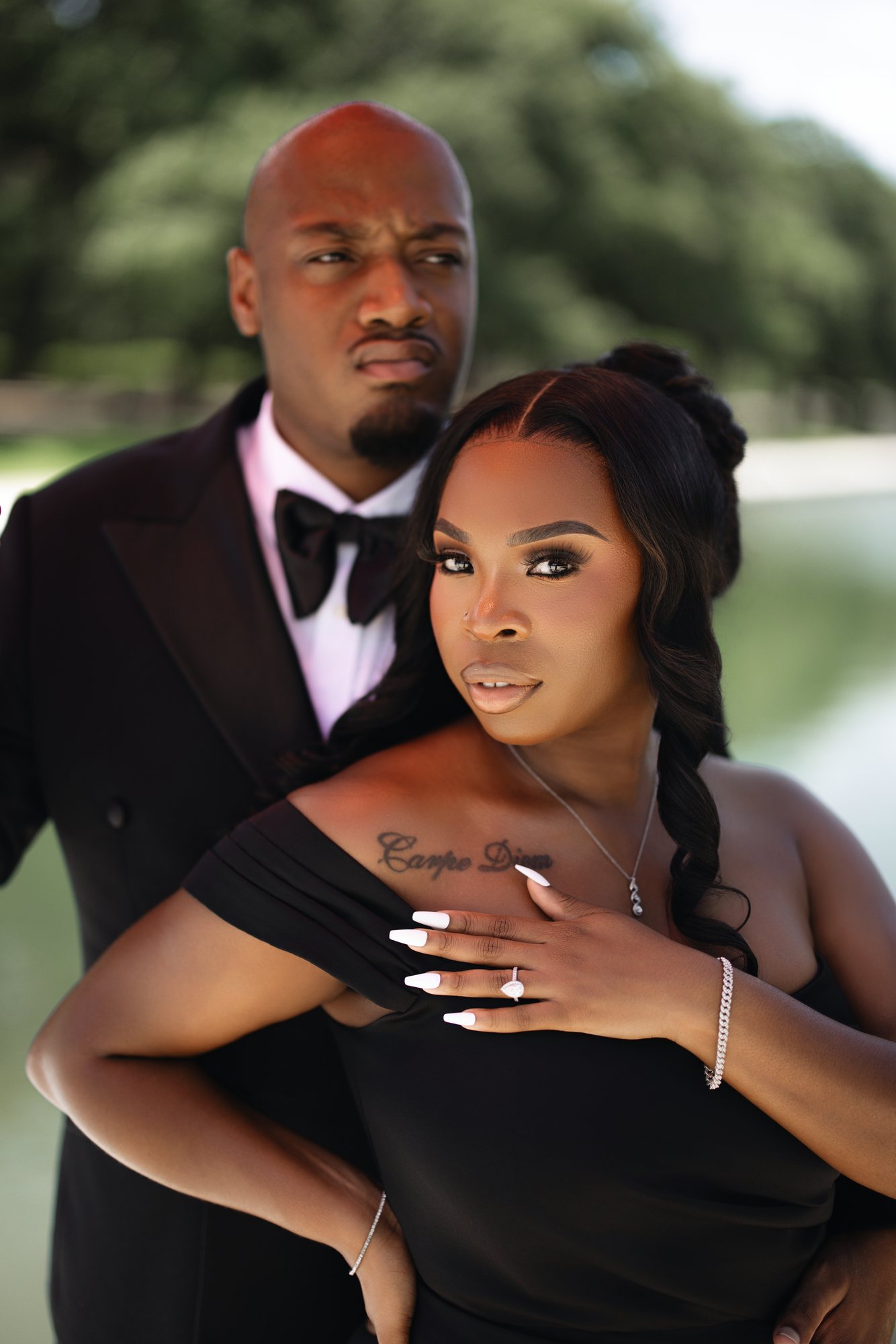 Darrian + Isiah engagement photograph