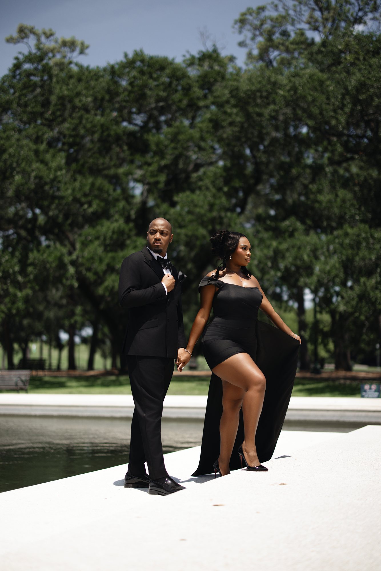 Darrian + Isiah engagement photograph
