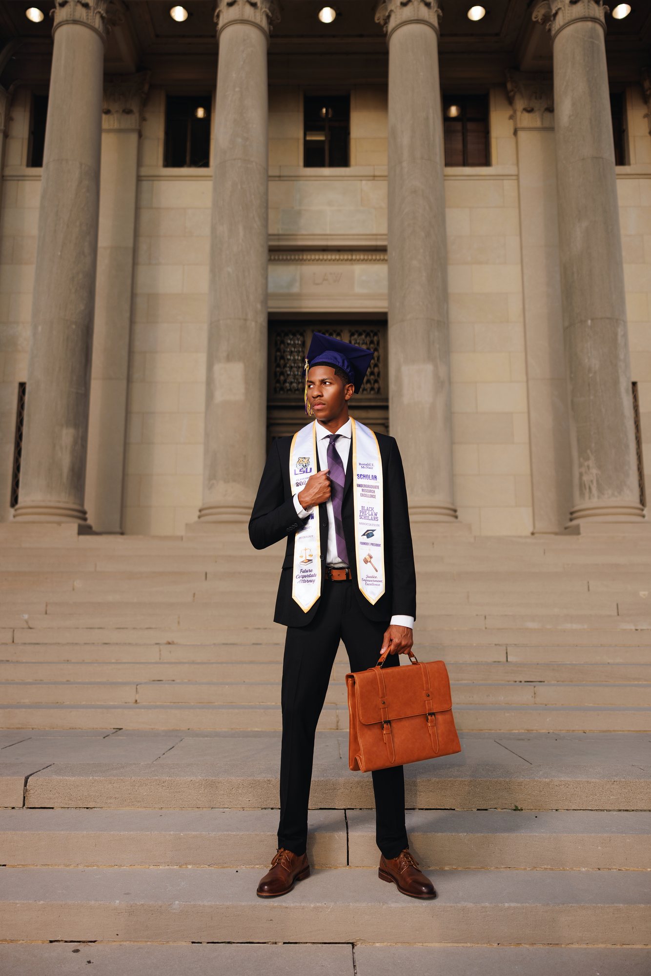 Tymir H. graduation session by Christian Paul Studios