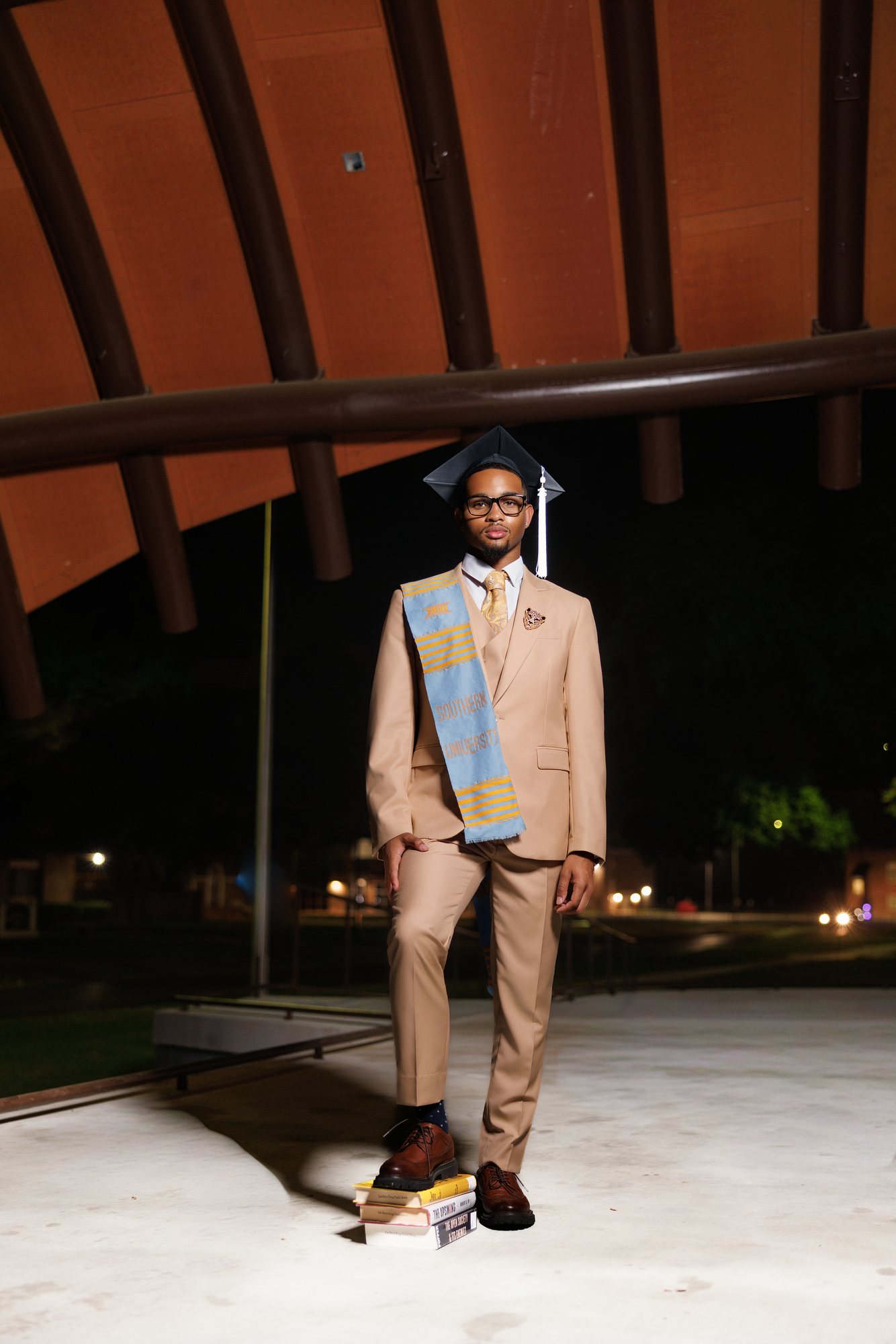 Vernell J. graduation session by Christian Paul Studios