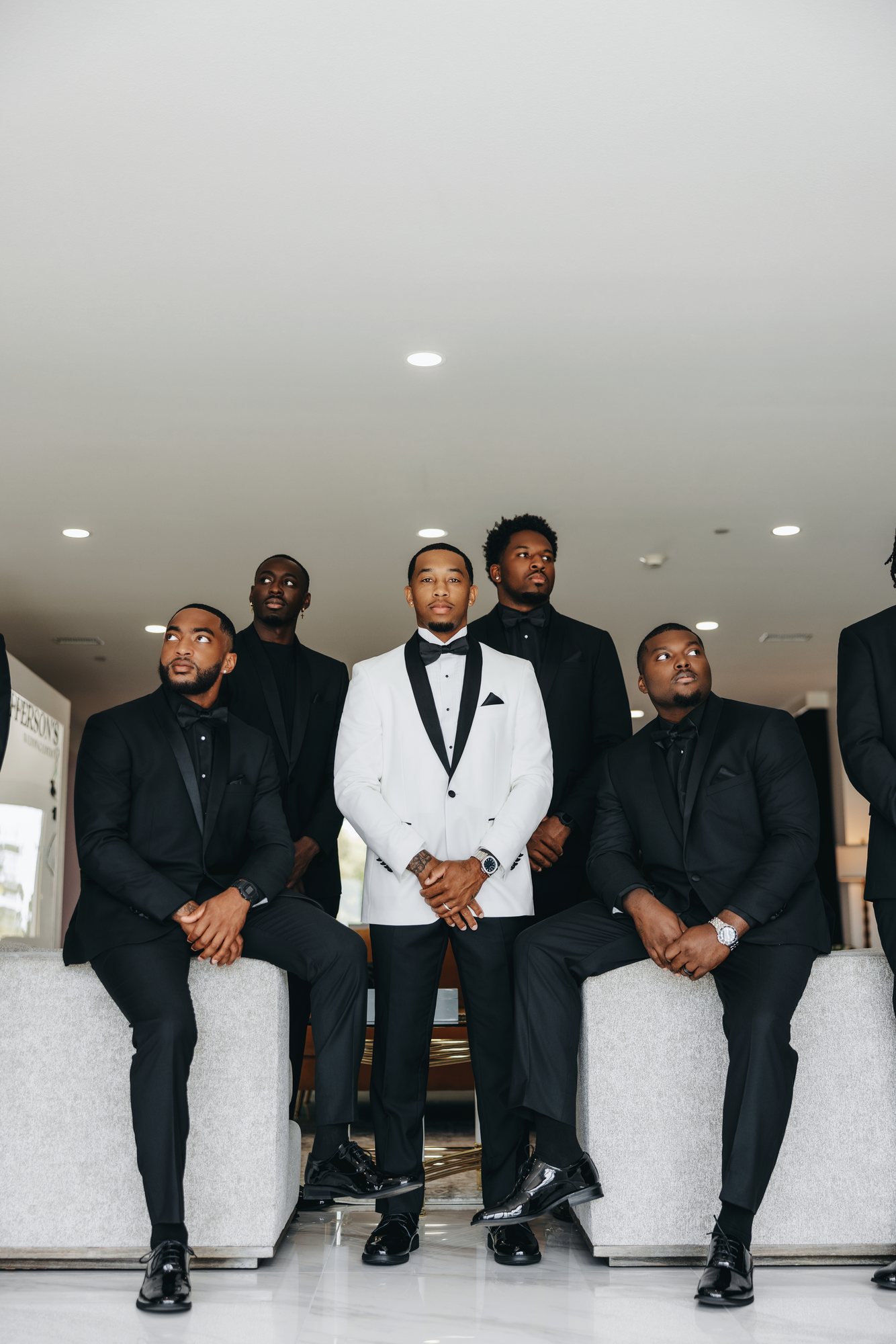 Amani + DJ Wedding photograph