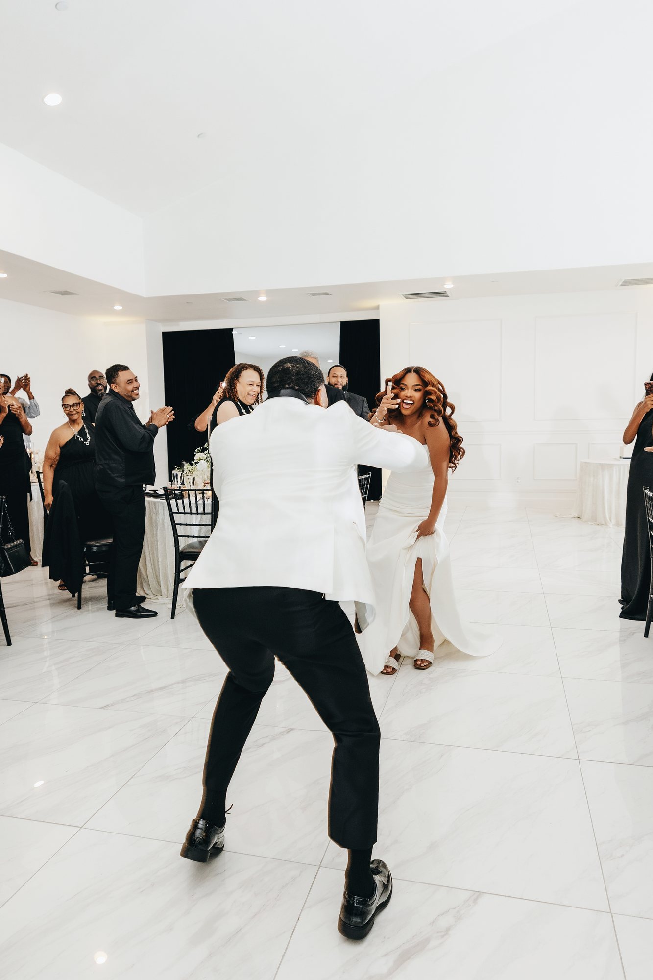 Amani + DJ Wedding photograph