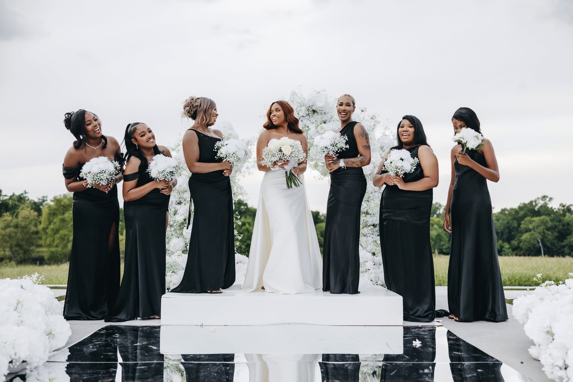 Amani + DJ Wedding photograph