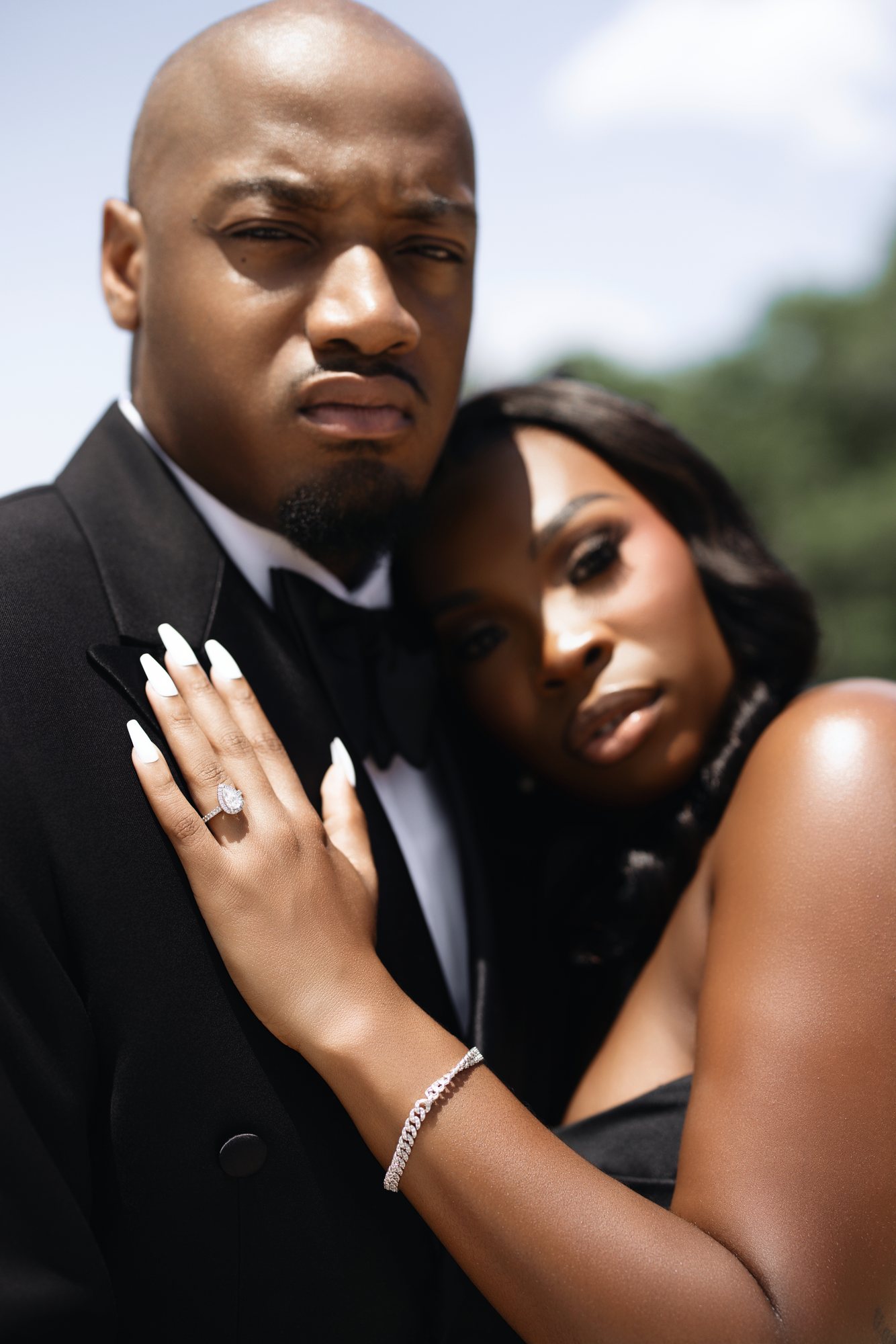 Darrian + Isiah engagement photograph