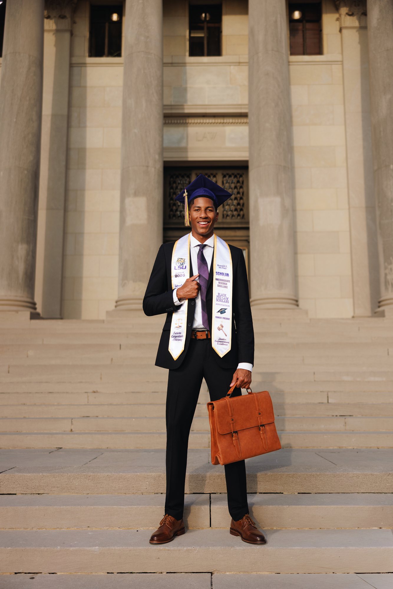 Tymir H. graduation session by Christian Paul Studios