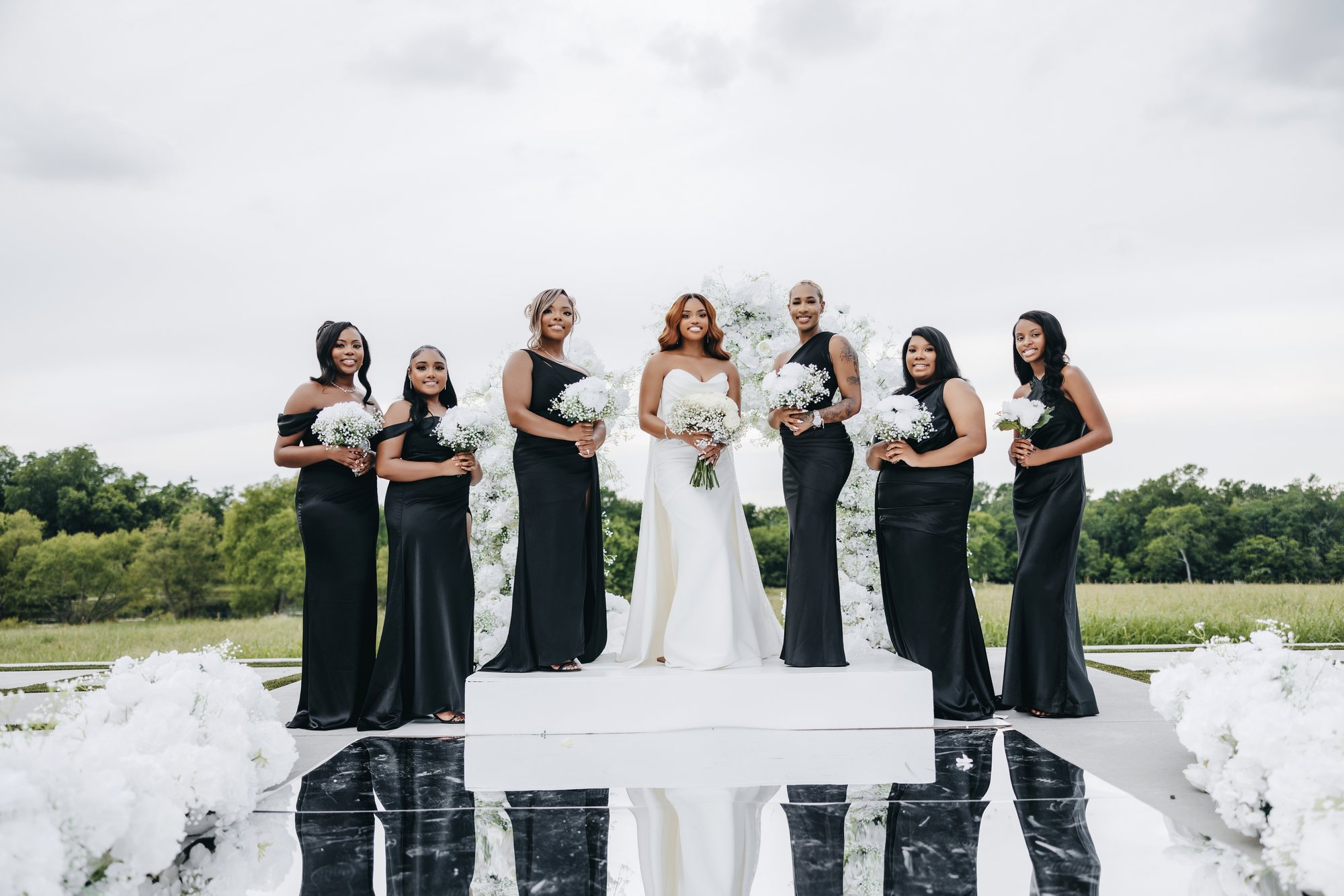 Amani + DJ Wedding photograph