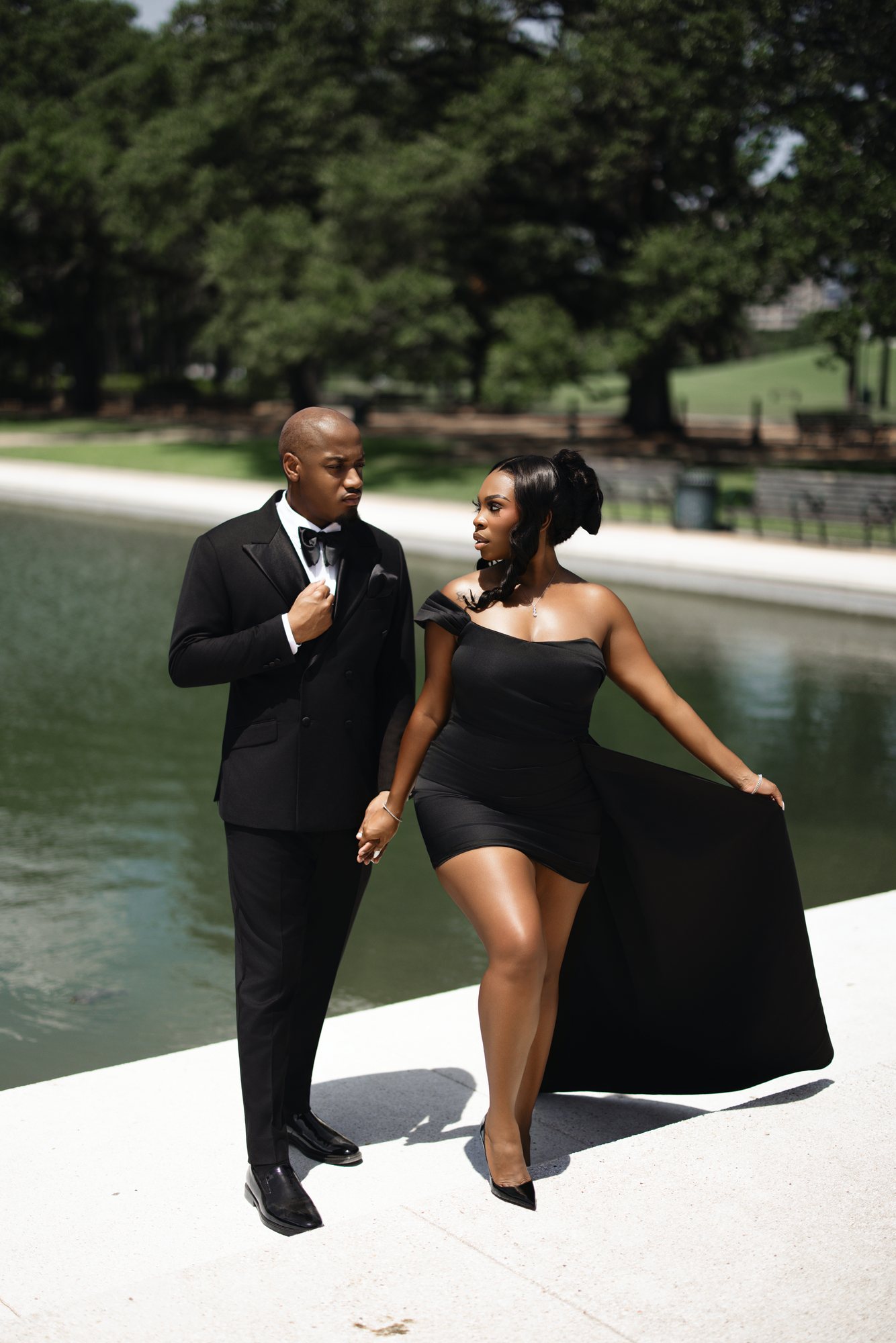 Darrian + Isiah engagement photograph