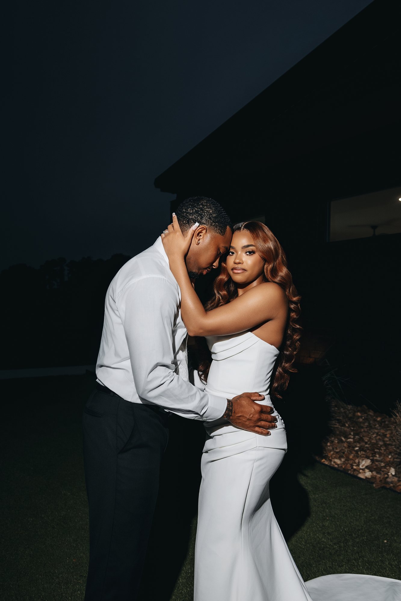Amani + DJ Wedding photograph