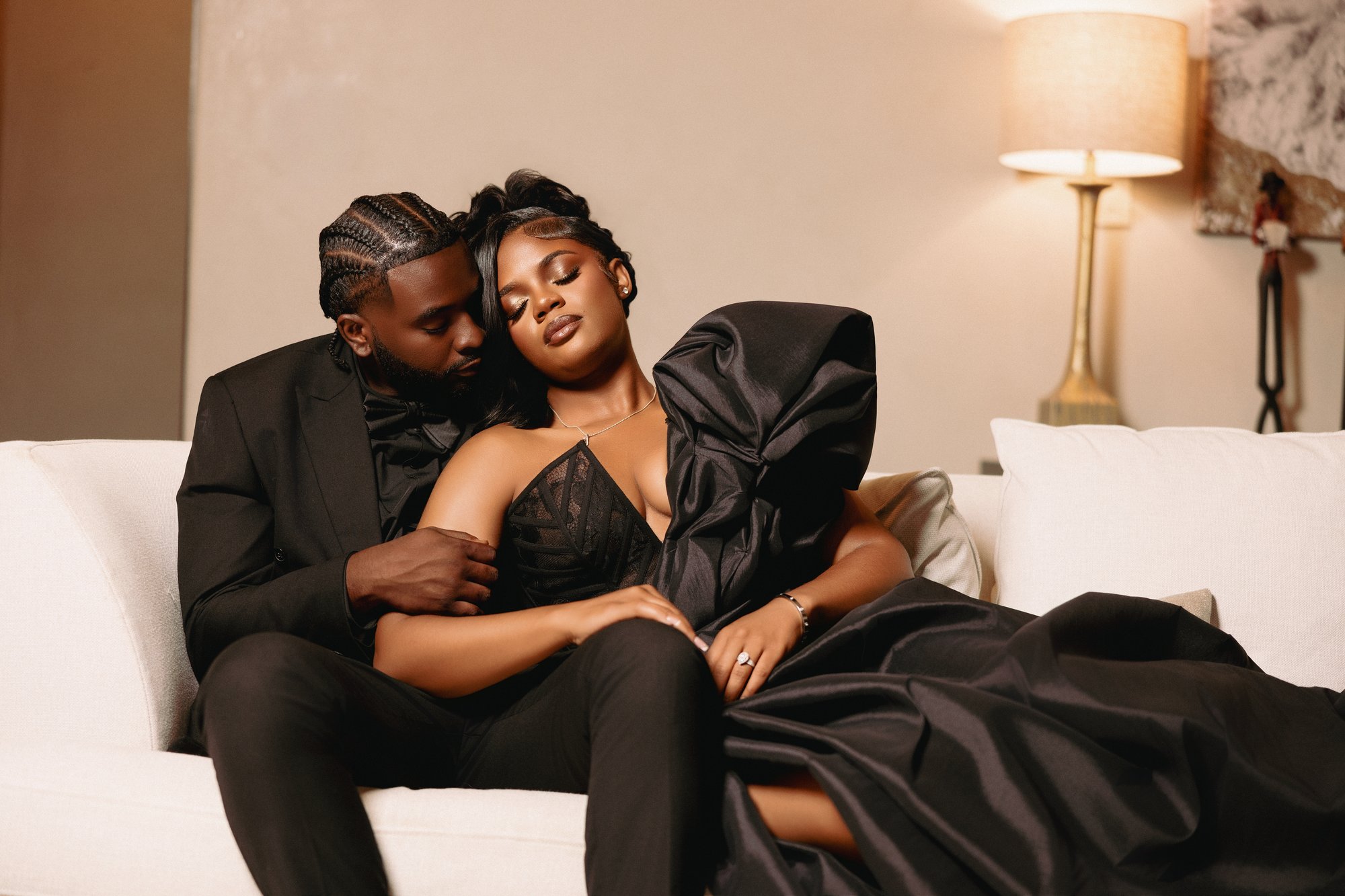 Tristyn and Jaylen engagement photograph