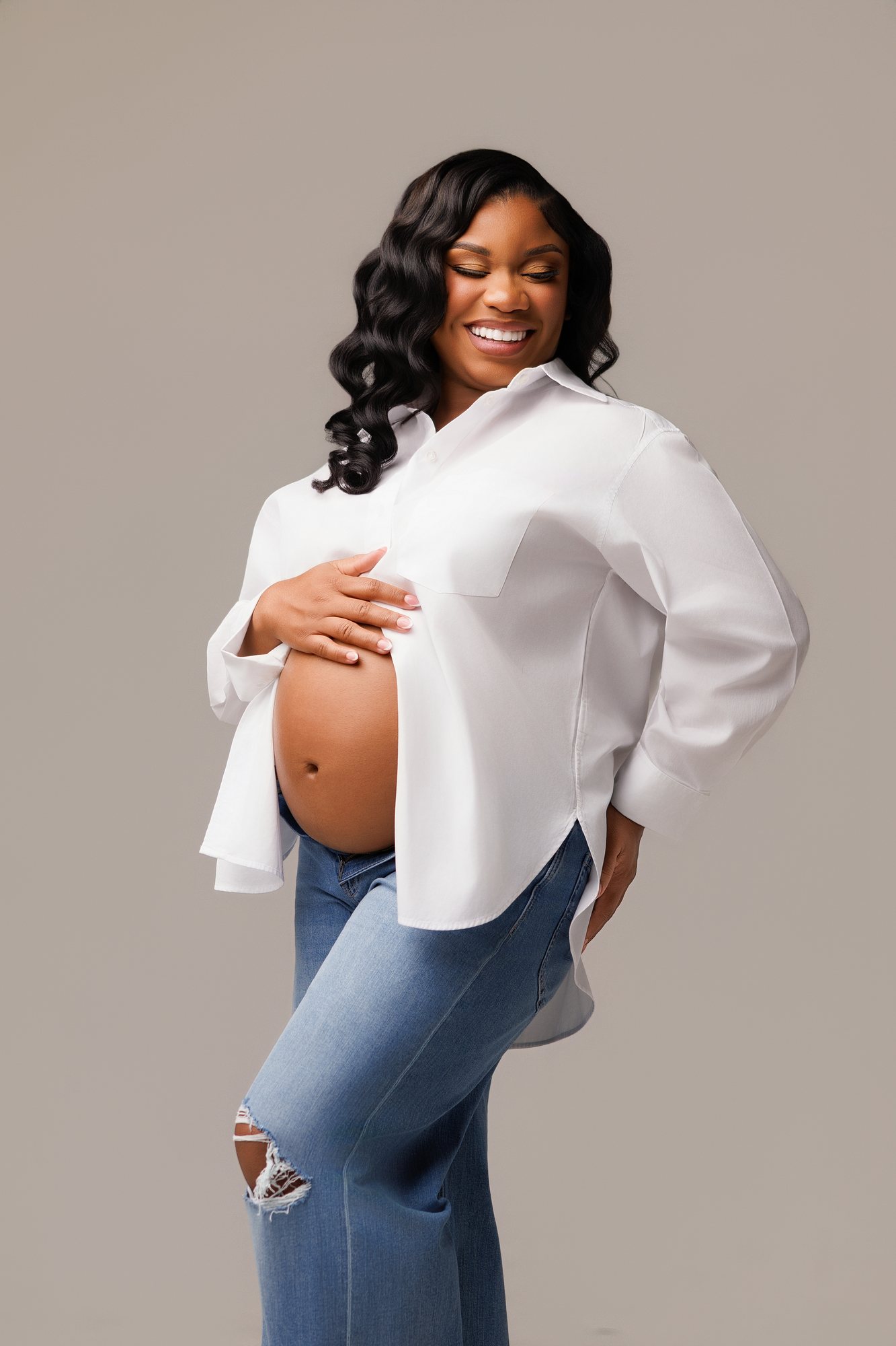 Kayla maternity session by Christian Paul Studios
