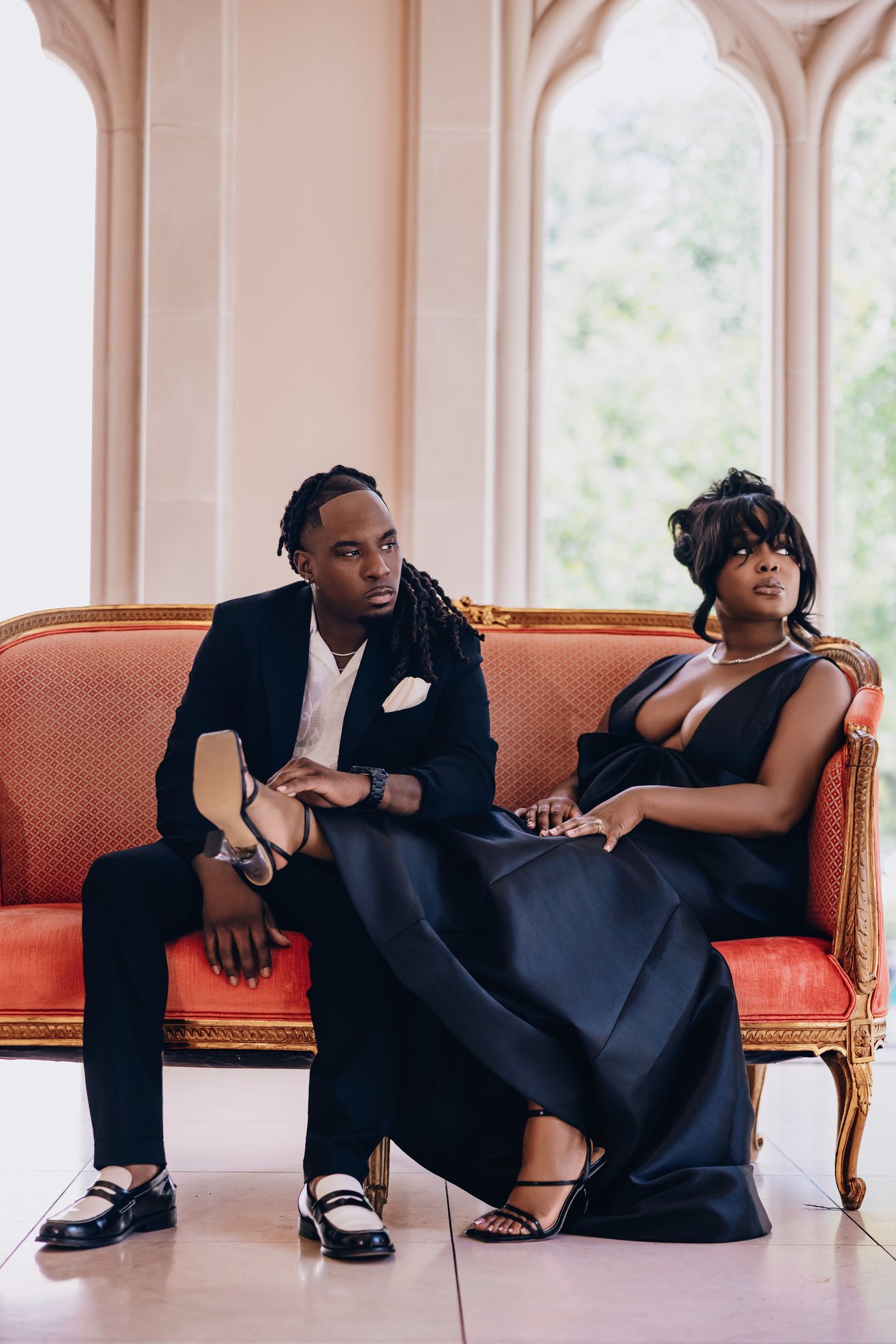 Sydnee + Willis engagement photograph