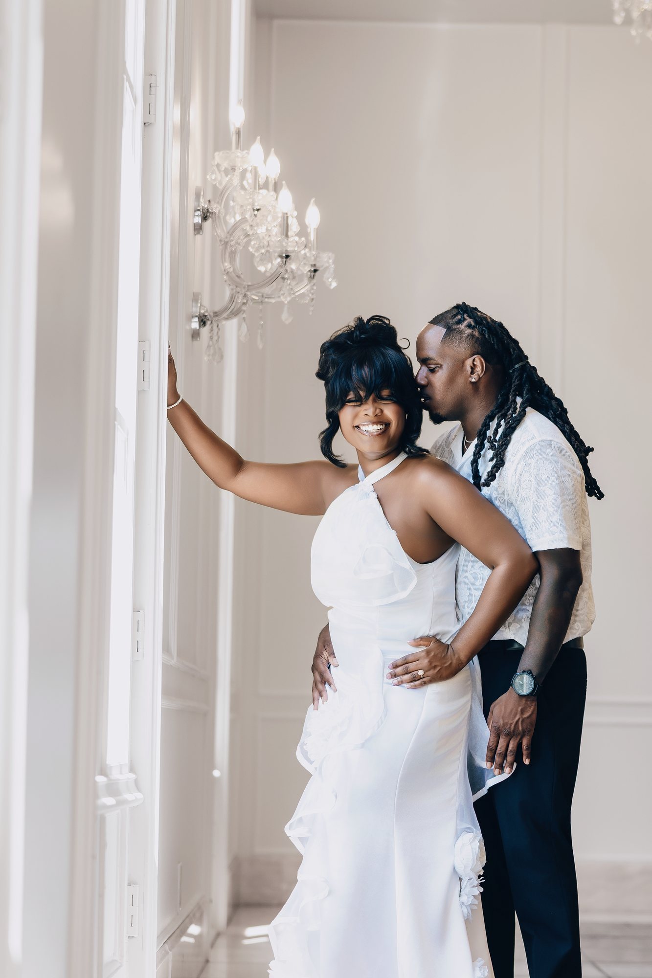 Sydnee + Willis engagement photograph