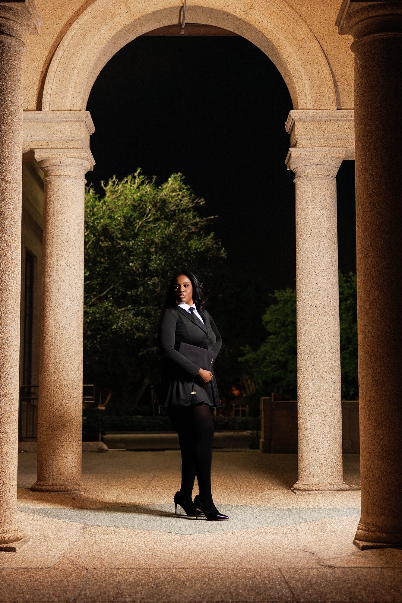 Rickikie W. graduation session by Christian Paul Studios